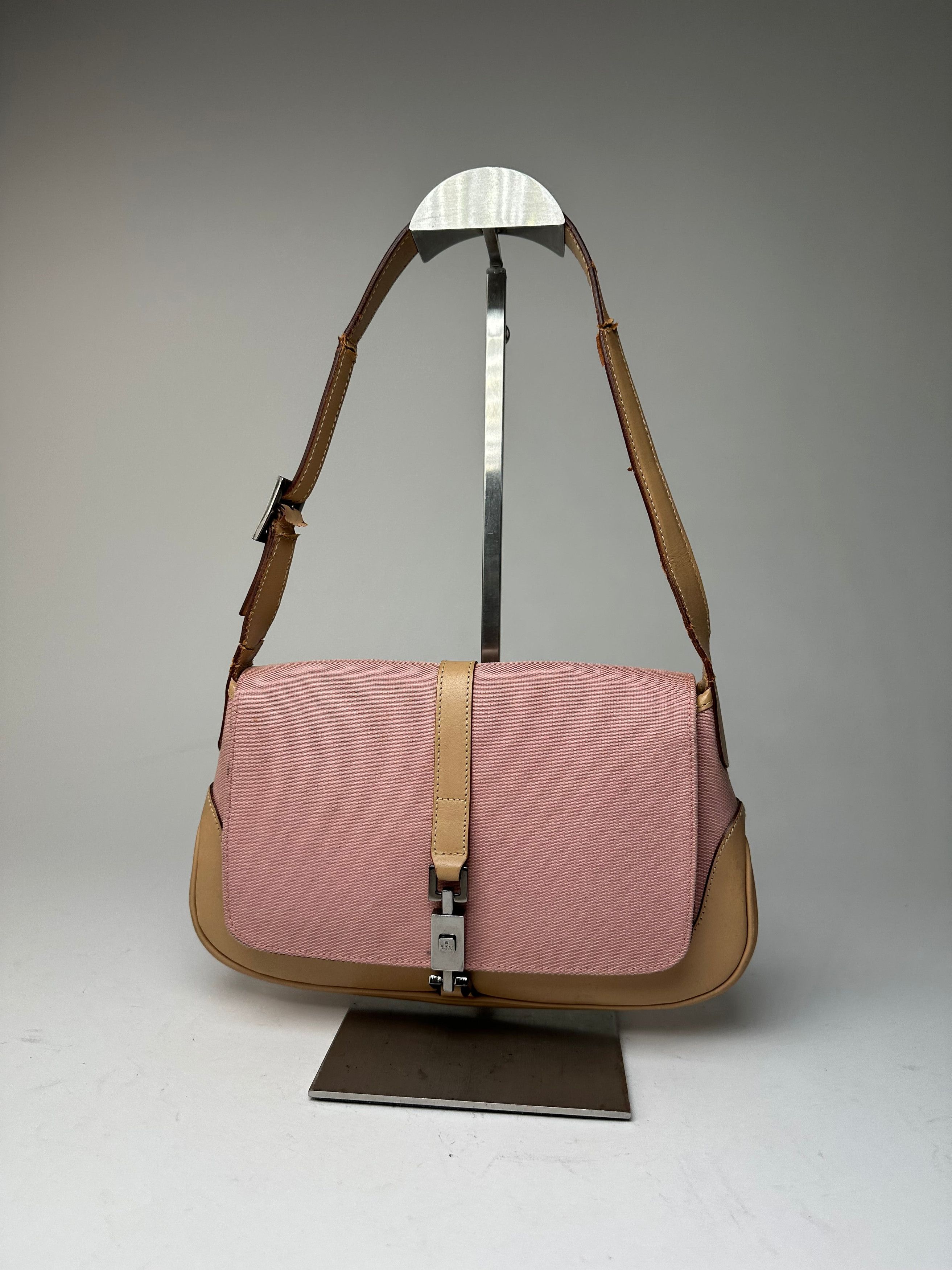 Gucci Vintage Jackie Bag Brown Pink Size ONE SIZE - 5 Thumbnail