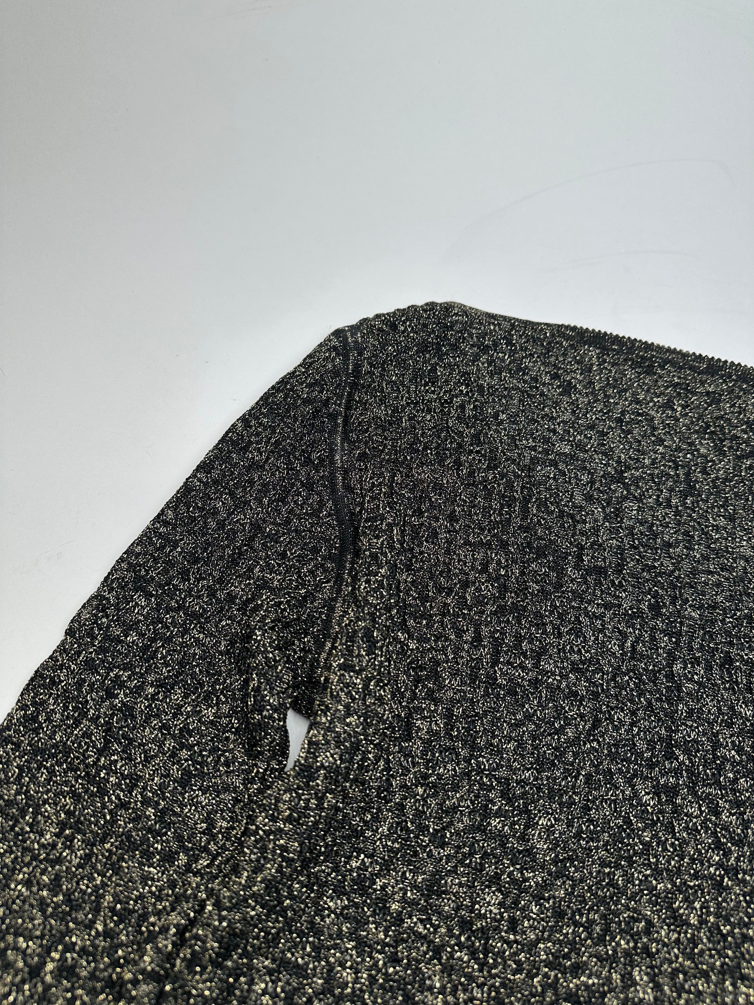 Dior Vintage Crewneck Glitter Sweater Black Gold M Size S / US 4 / IT 40 - 12 Thumbnail