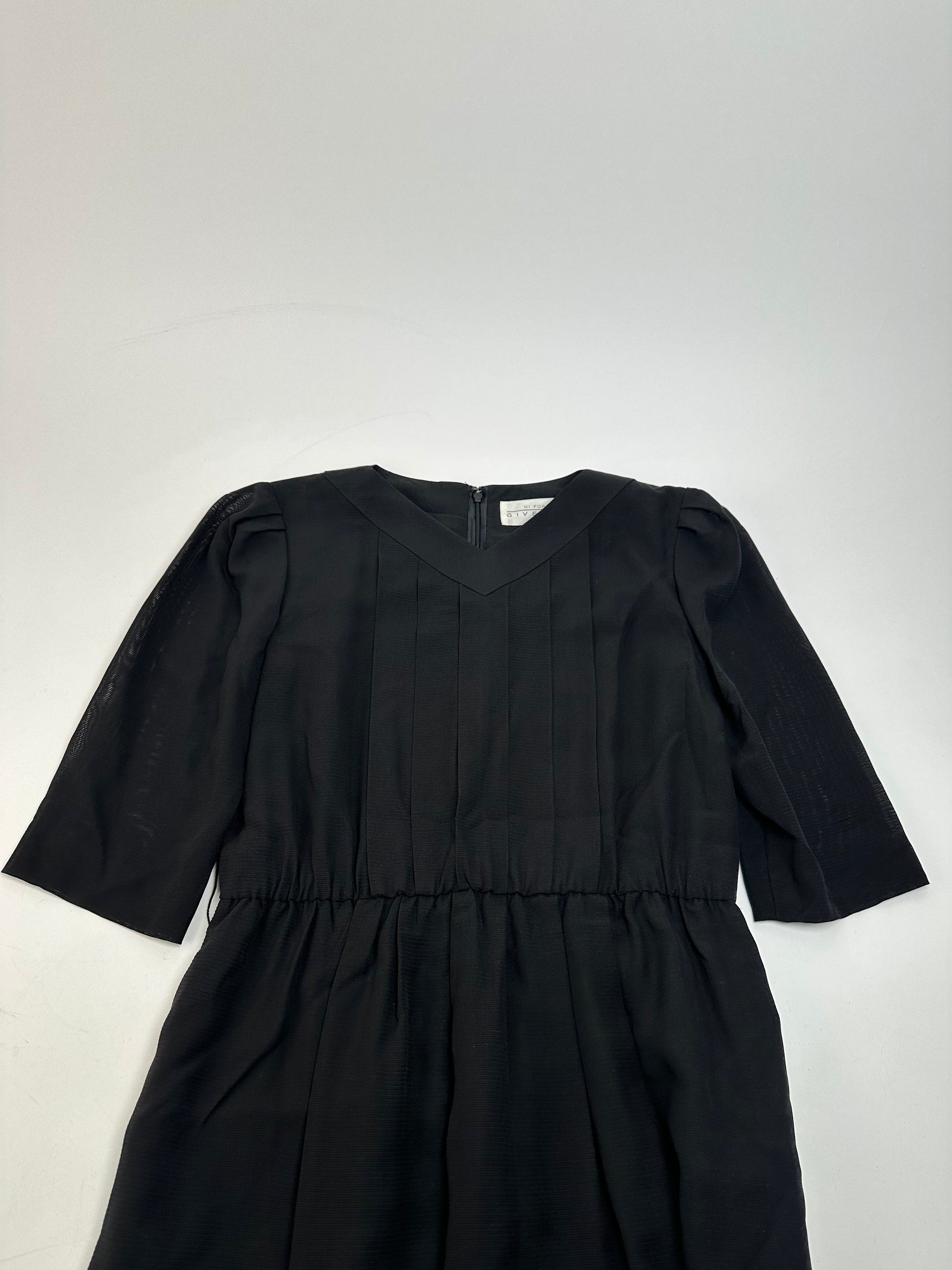 Givenchy Vintage Wool Dress M Black Size S / US 4 / IT 40 - 7 Thumbnail