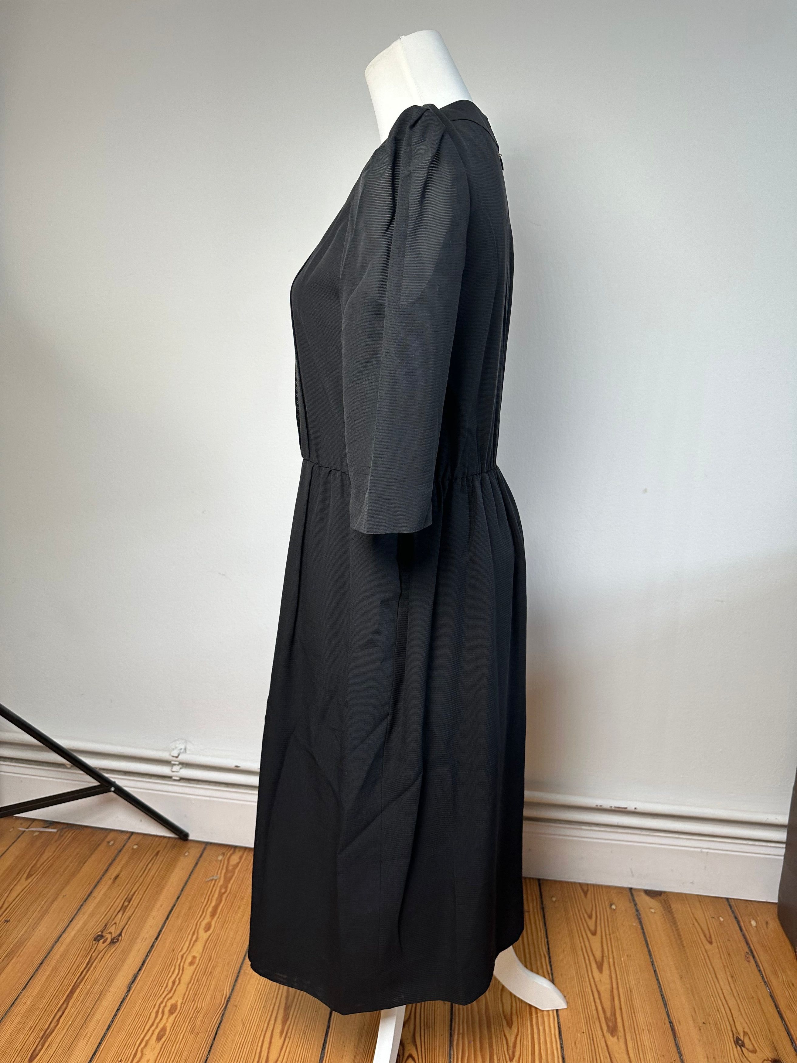 Givenchy Vintage Wool Dress M Black Size S / US 4 / IT 40 - 2 Thumbnail