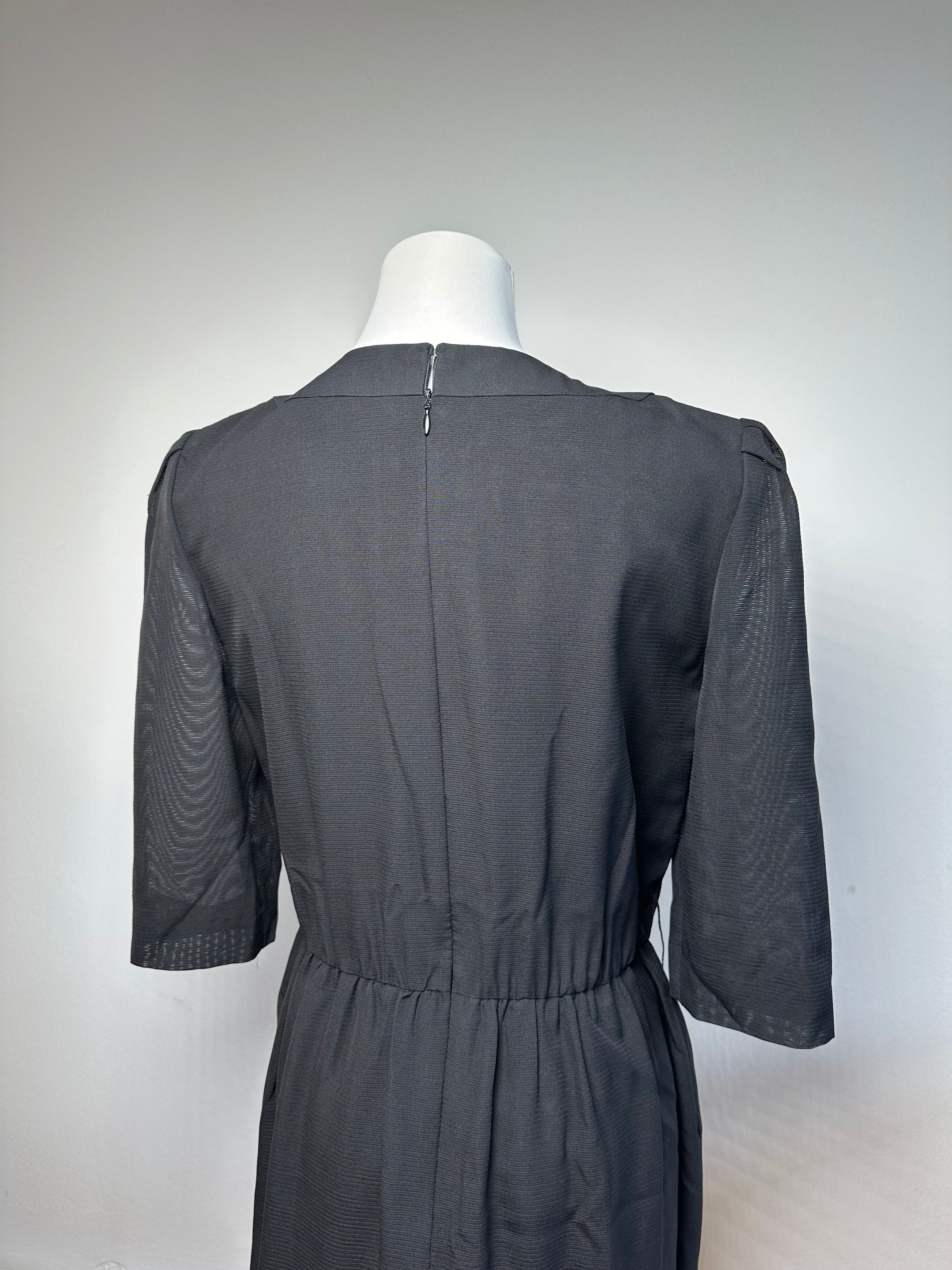 Givenchy Vintage Wool Dress M Black Size S / US 4 / IT 40 - 15 Thumbnail