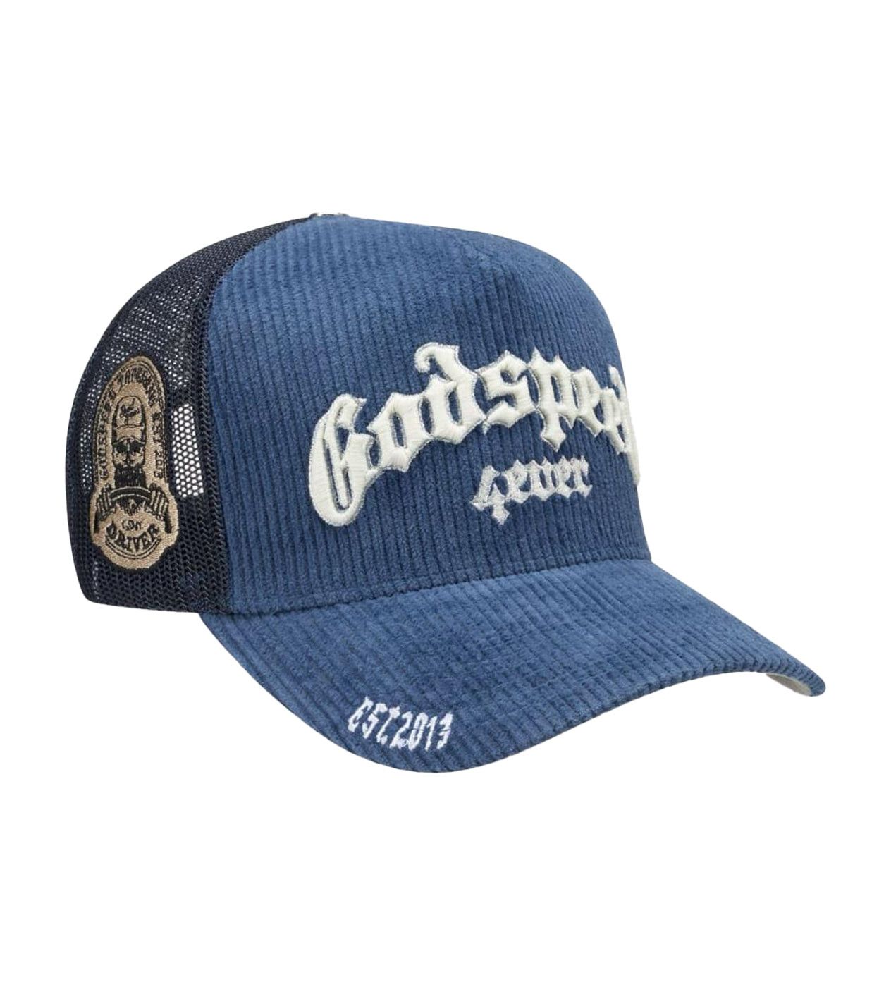 Godspeed Forever Trucker Hat Saphire Corduroy Size ONE SIZE - 2 Thumbnail