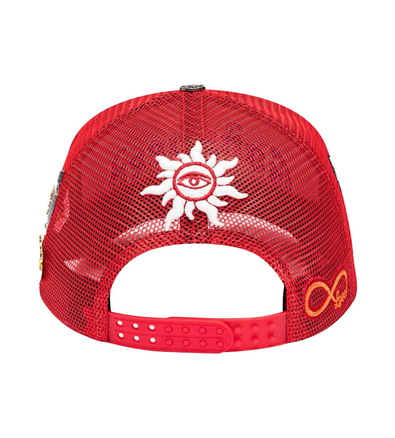 Godspeed Forever Trucker Hat Red/Blue/White Size ONE SIZE - 4 Thumbnail