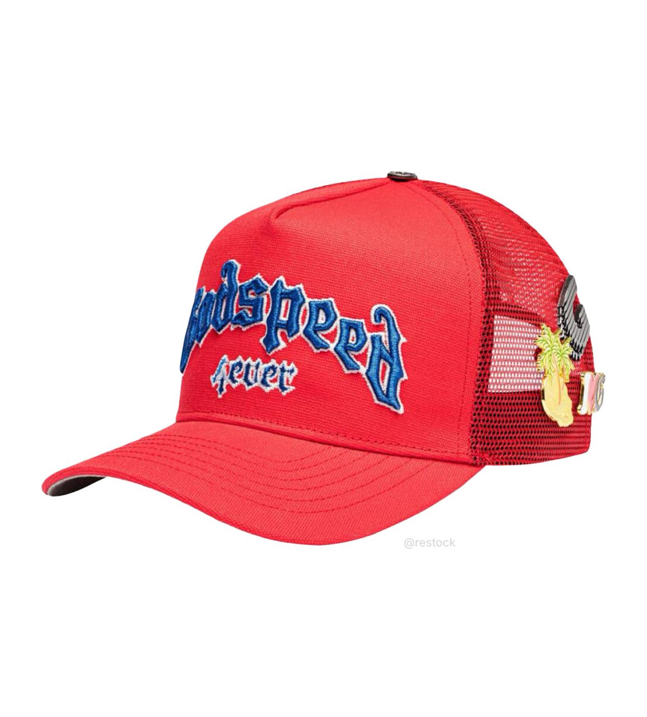 Godspeed Forever Trucker Hat Red/Blue/White Size ONE SIZE - 2 Thumbnail