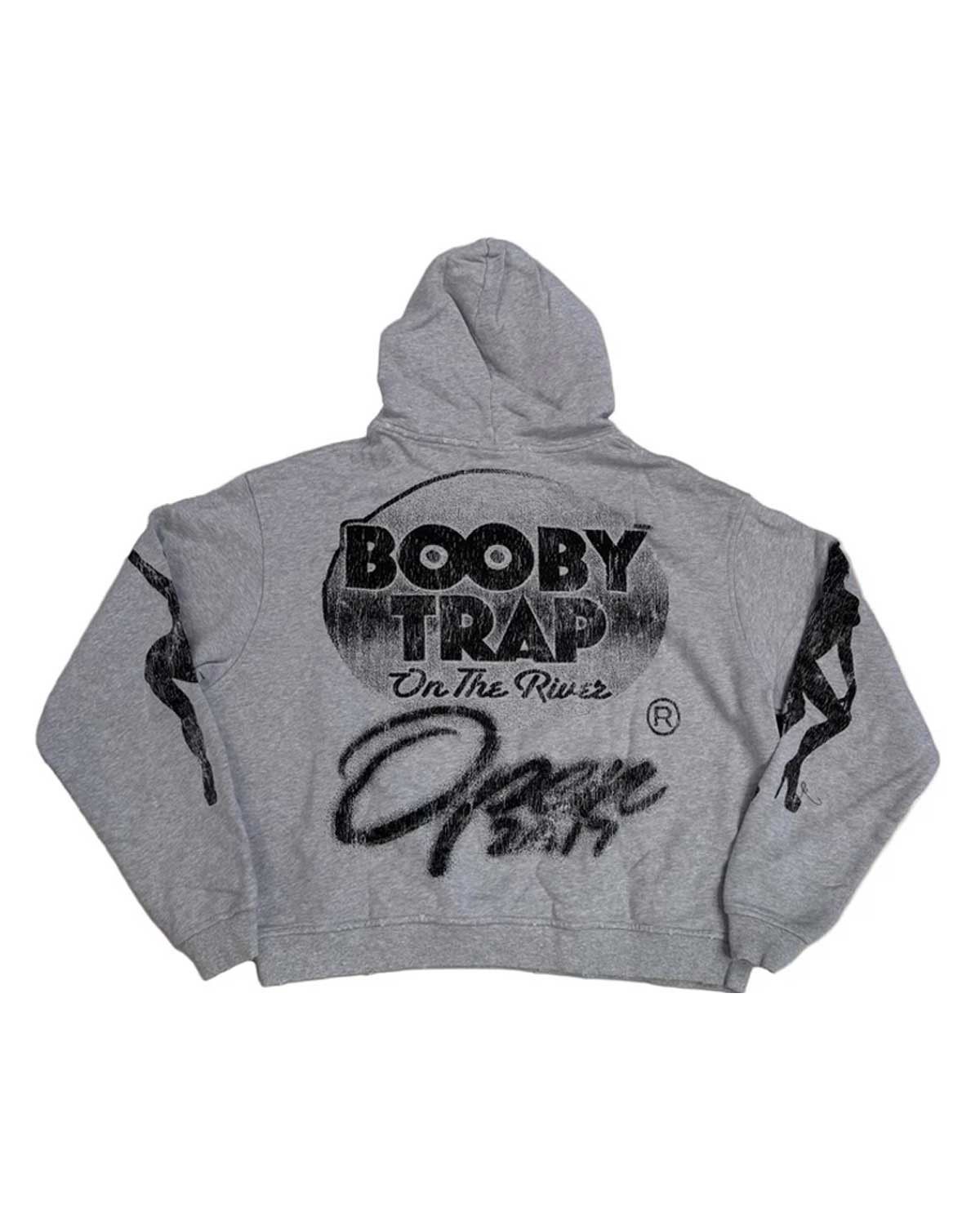 TRIPLE SEVENS Trap Logo Pullover Hoodie Grey Size US XXL / EU 58 / 5 - 2 Thumbnail