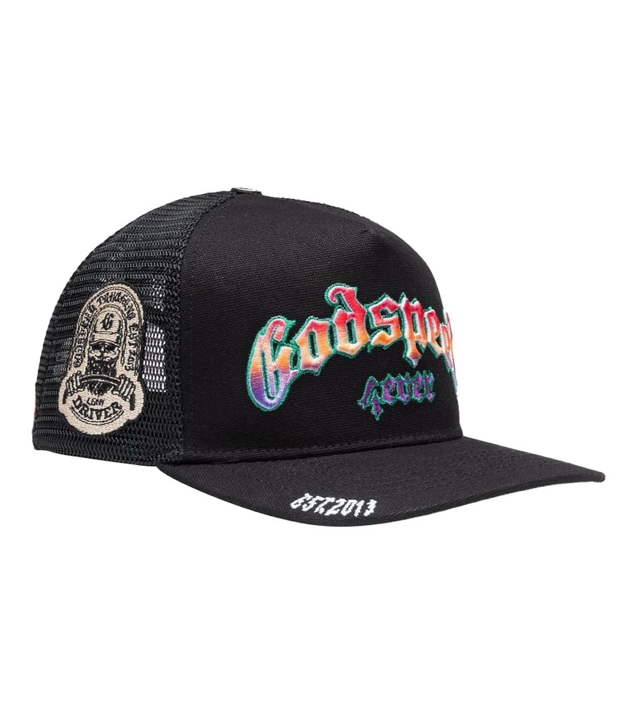 Godspeed Forever Trucker Gradient Hawaiian Hat Black Size ONE SIZE - 2 Thumbnail