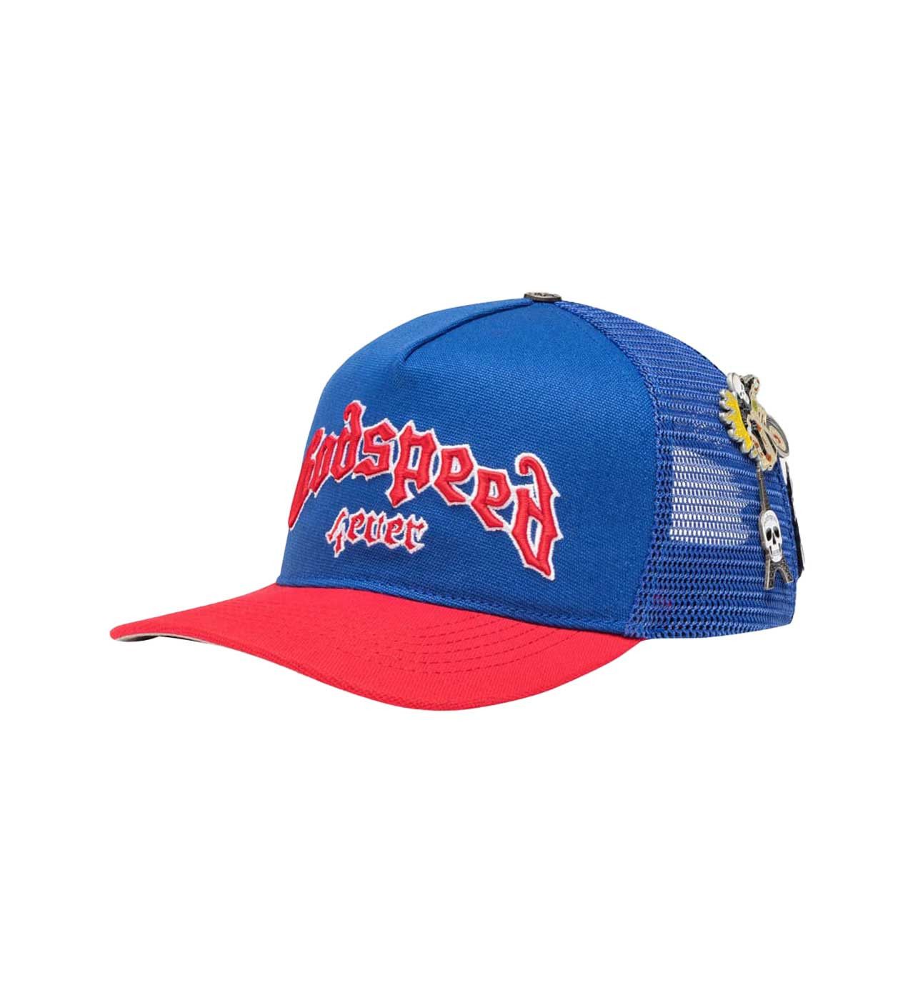 Godspeed Forever Trucker Blue/Red (Snapback) Size ONE SIZE - 4 Thumbnail