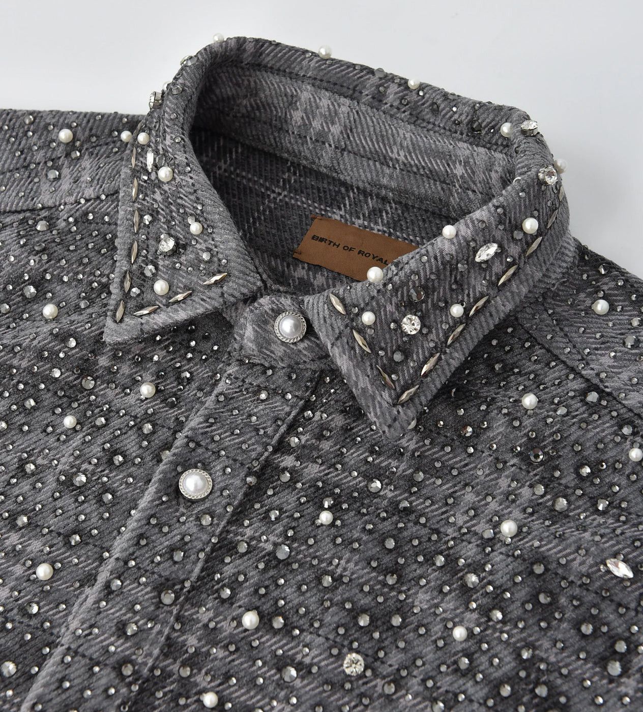 Birth of Royal Child 20k Diamond Pearl Flannel Shirt Grey Size US S / EU 44-46 / 1 - 3 Thumbnail