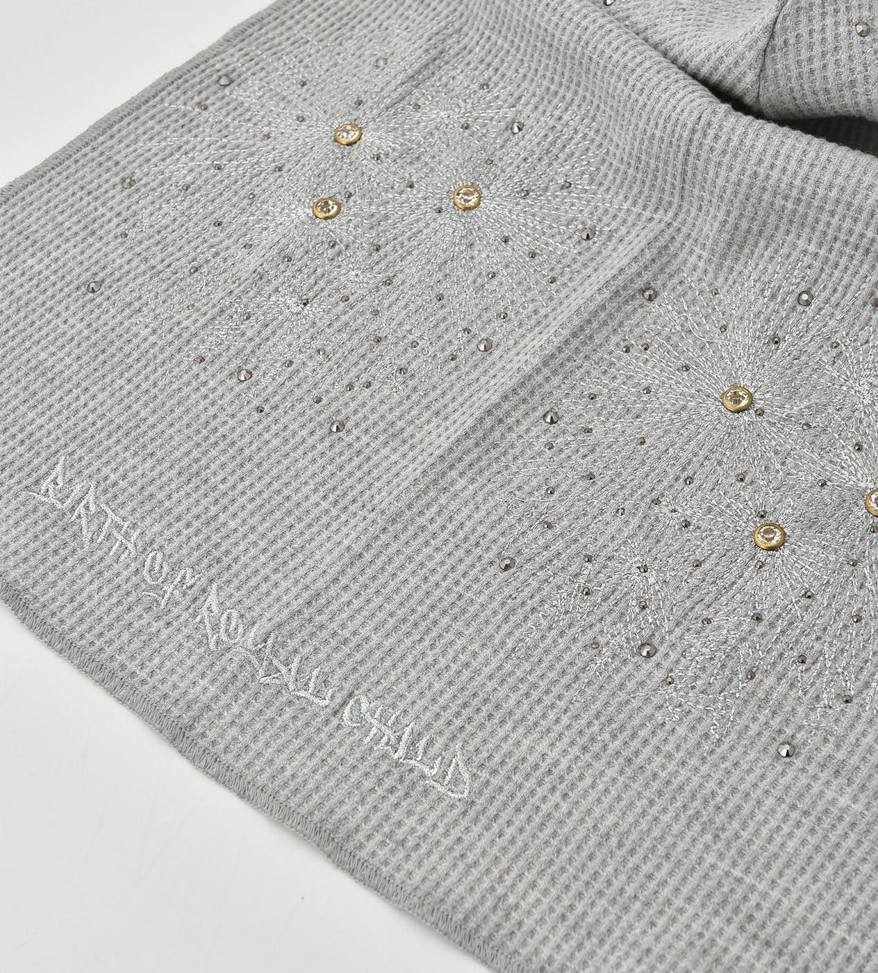 Birth of Royal Child Fireworks Rhinestone Durag Grey Size ONE SIZE - 3 Thumbnail