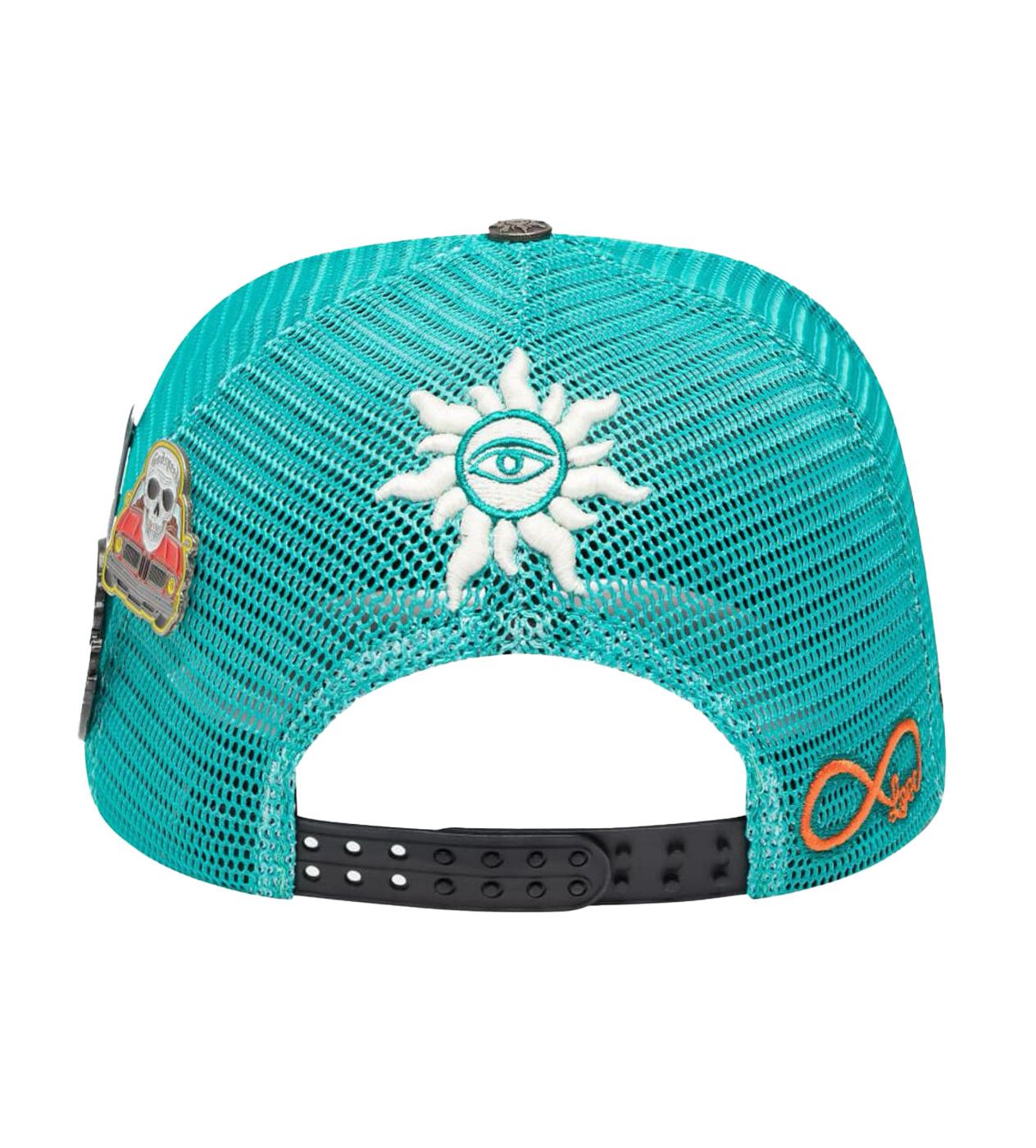 Godspeed Forever Trucker Hat Turquoise/Black Size ONE SIZE - 3 Thumbnail