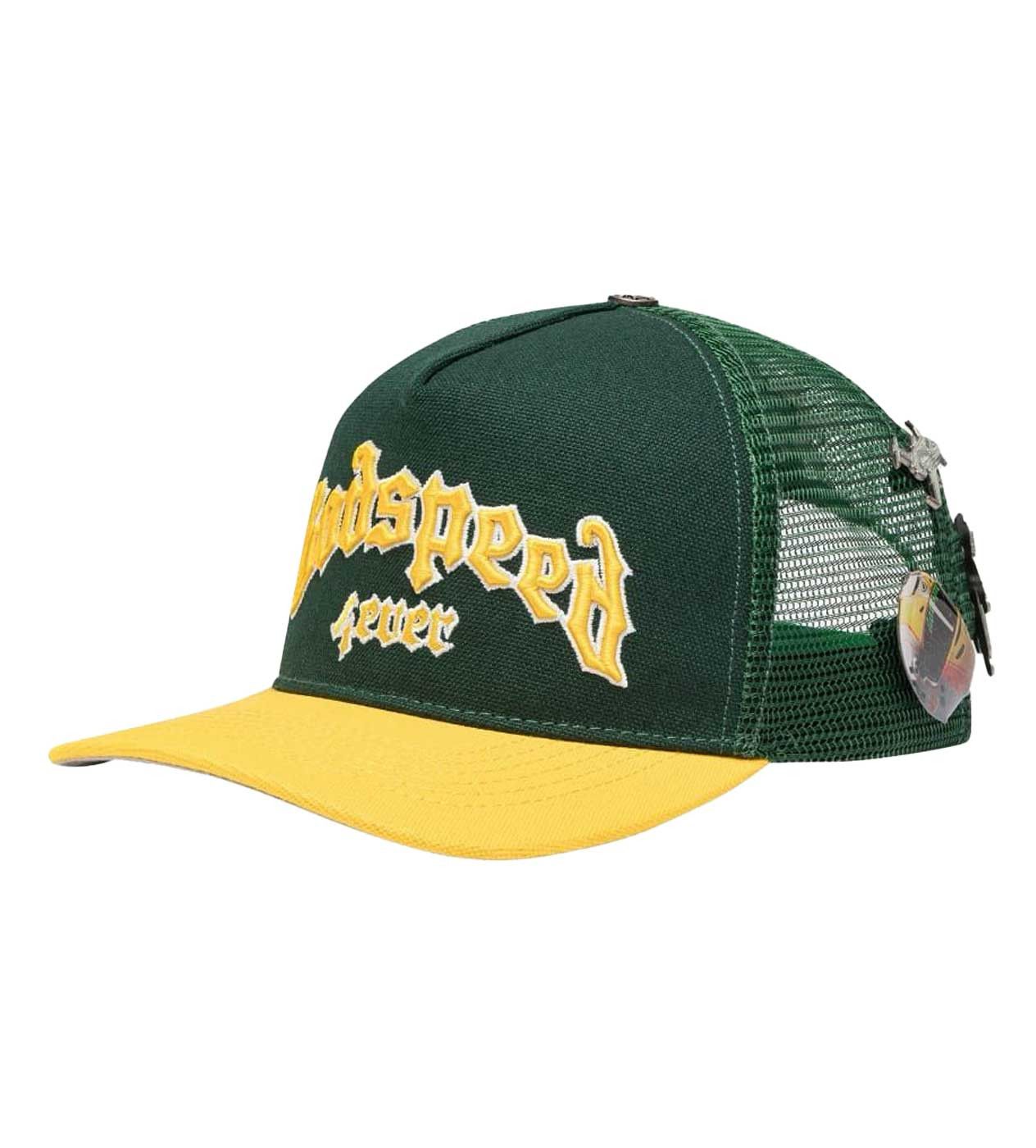 Godspeed Forever Trucker Hat Green/Yellow Size ONE SIZE - 2 Thumbnail