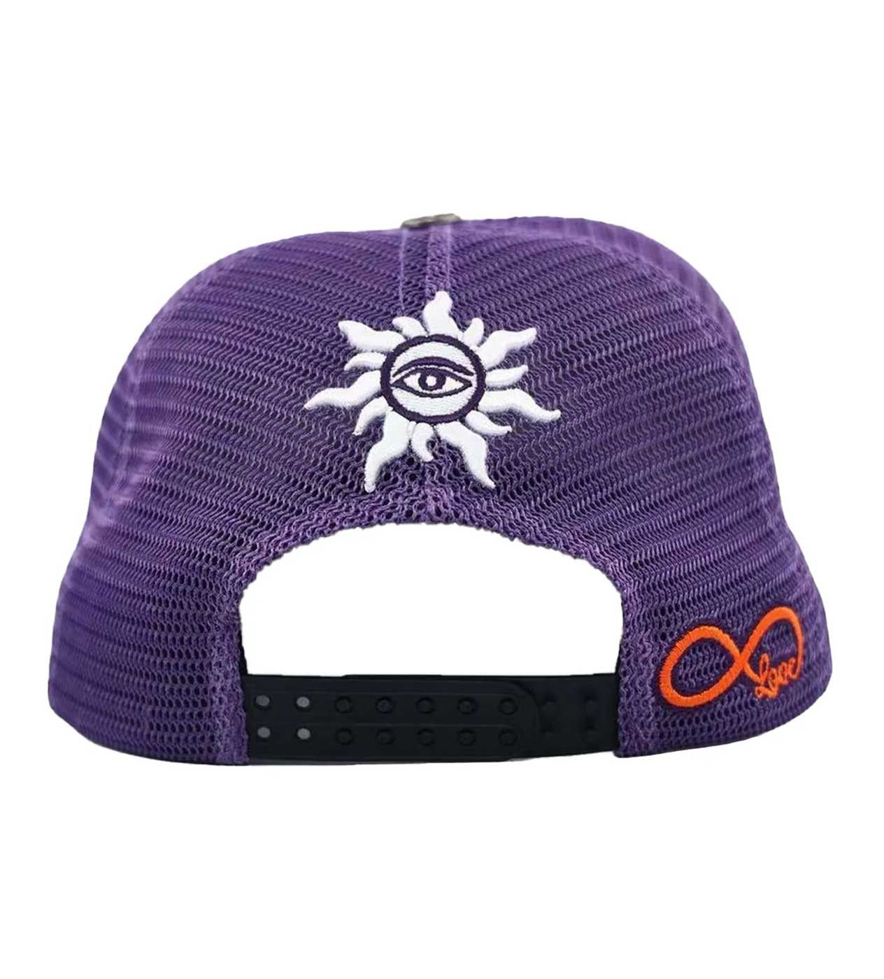 Godspeed Forever Trucker Hat Purple/Black Size ONE SIZE - 3 Thumbnail
