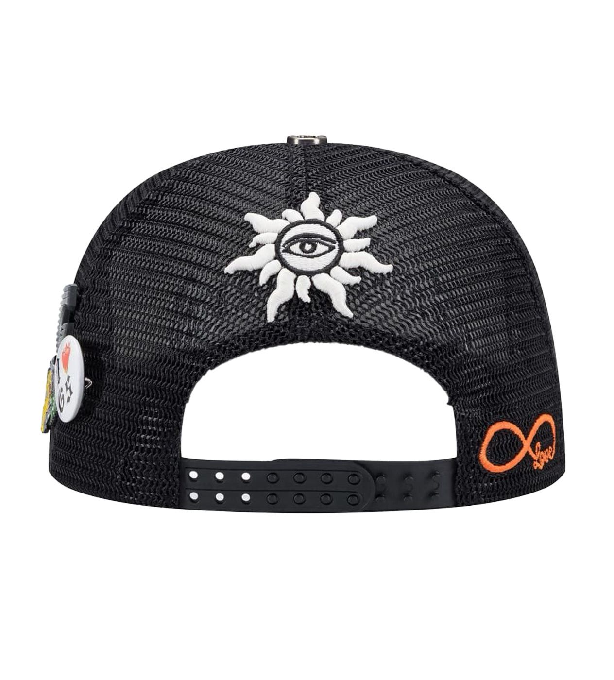 Godspeed Forever Trucker Hat Black/Blue/Orange Size ONE SIZE - 3 Thumbnail