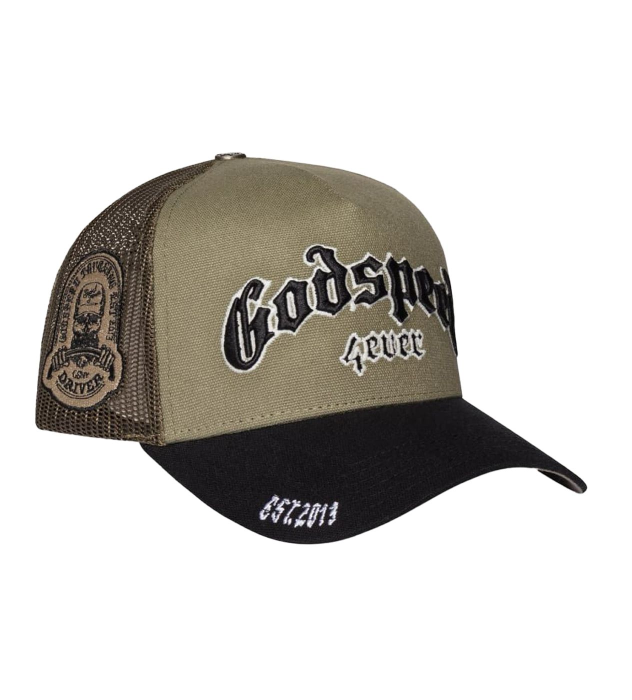 Godspeed Forever Trucker Hat Olive/Black Size ONE SIZE - 2 Thumbnail
