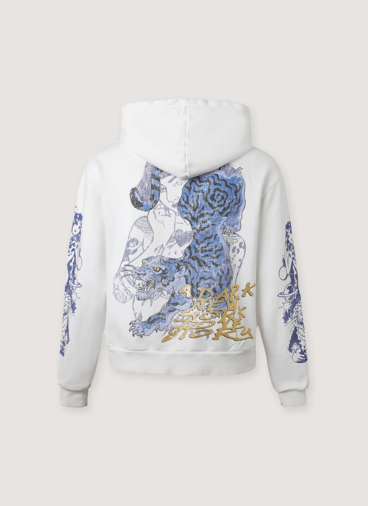 LOST INTRICACY Twin Tiger Zip Up White Size US S / EU 44-46 / 1 - 2 Thumbnail