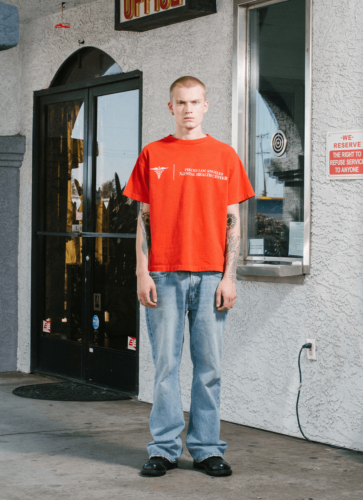 Other Pieces Mental Health Tee Vintage Red Size US XS / EU 42 / 0 - 6 Thumbnail