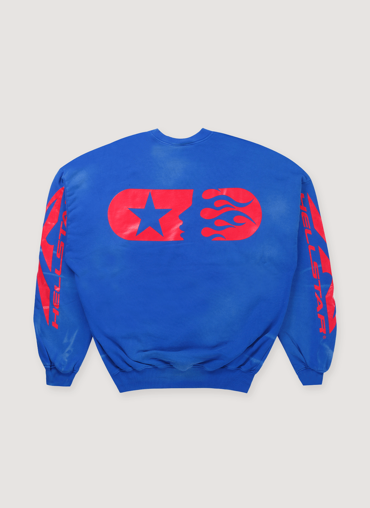 HELLSTAR Sports Crewneck Blue Red Size US M / EU 48-50 / 2 - 2 Thumbnail