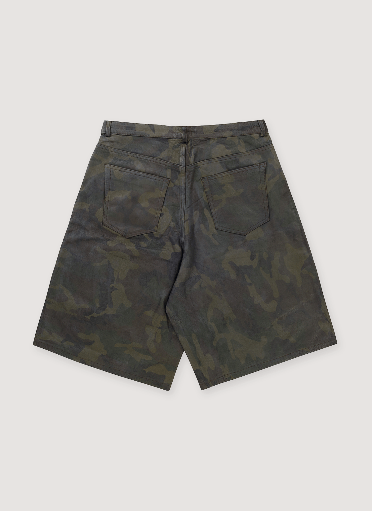 The GV Gallery GV Gallery Barrack Leather Shorts Camo Size US 30 / EU 46 - 2 Thumbnail