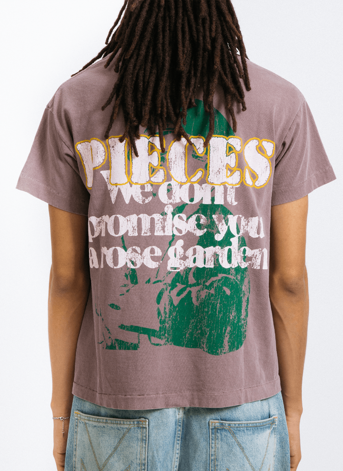 Other Pieces Rose Garden Tee Vintage Brown Stone Size US S / EU 44-46 / 1 - 6 Thumbnail