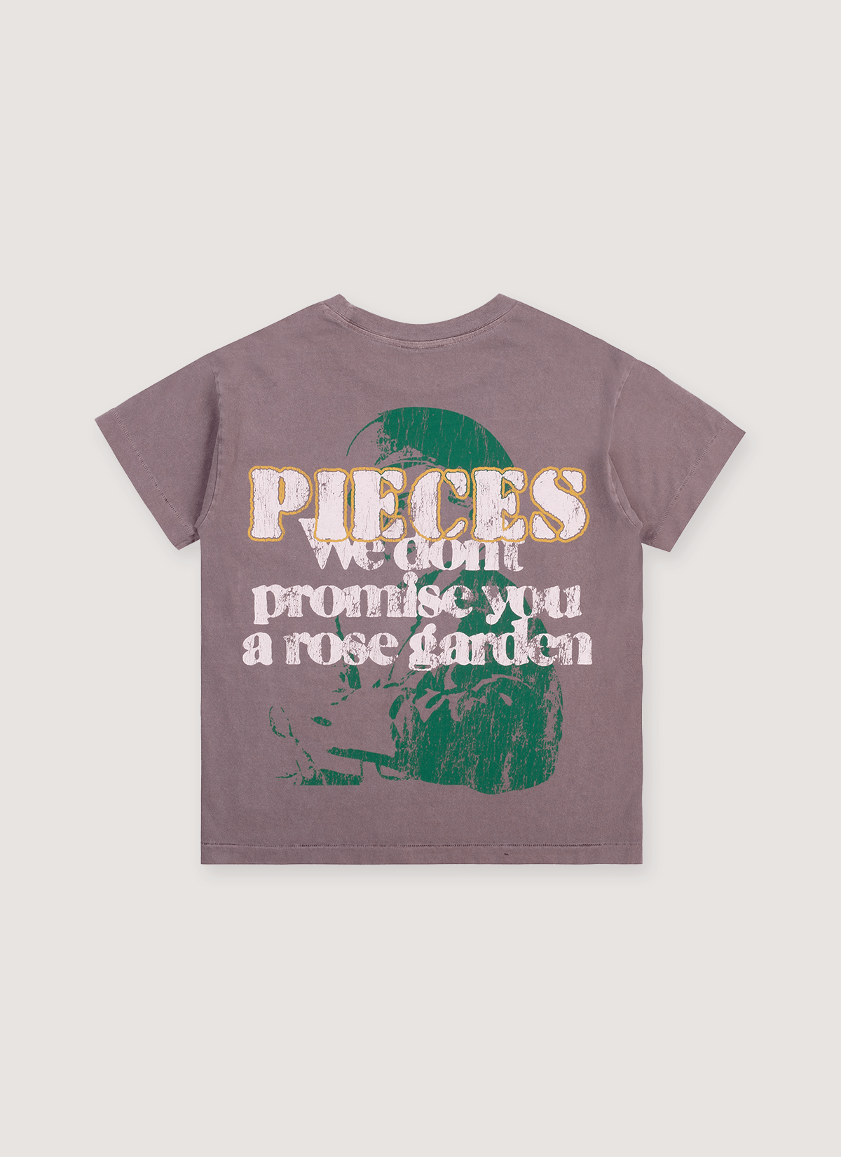 Other Pieces Rose Garden Tee Vintage Brown Stone Size US S / EU 44-46 / 1 - 2 Thumbnail