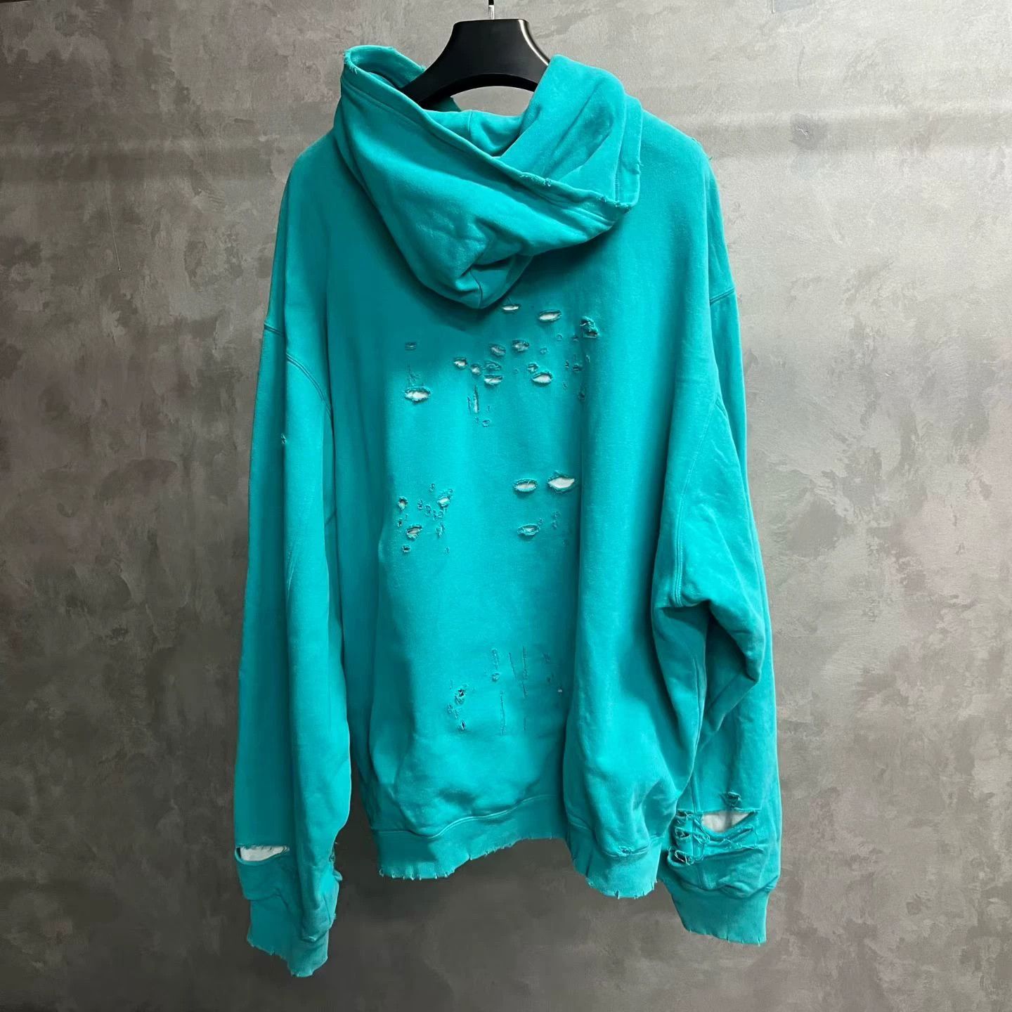Balenciaga Balenciaga Printed Blue Hoodie L Men Size US L / EU 52-54 / 3 - 5 Thumbnail