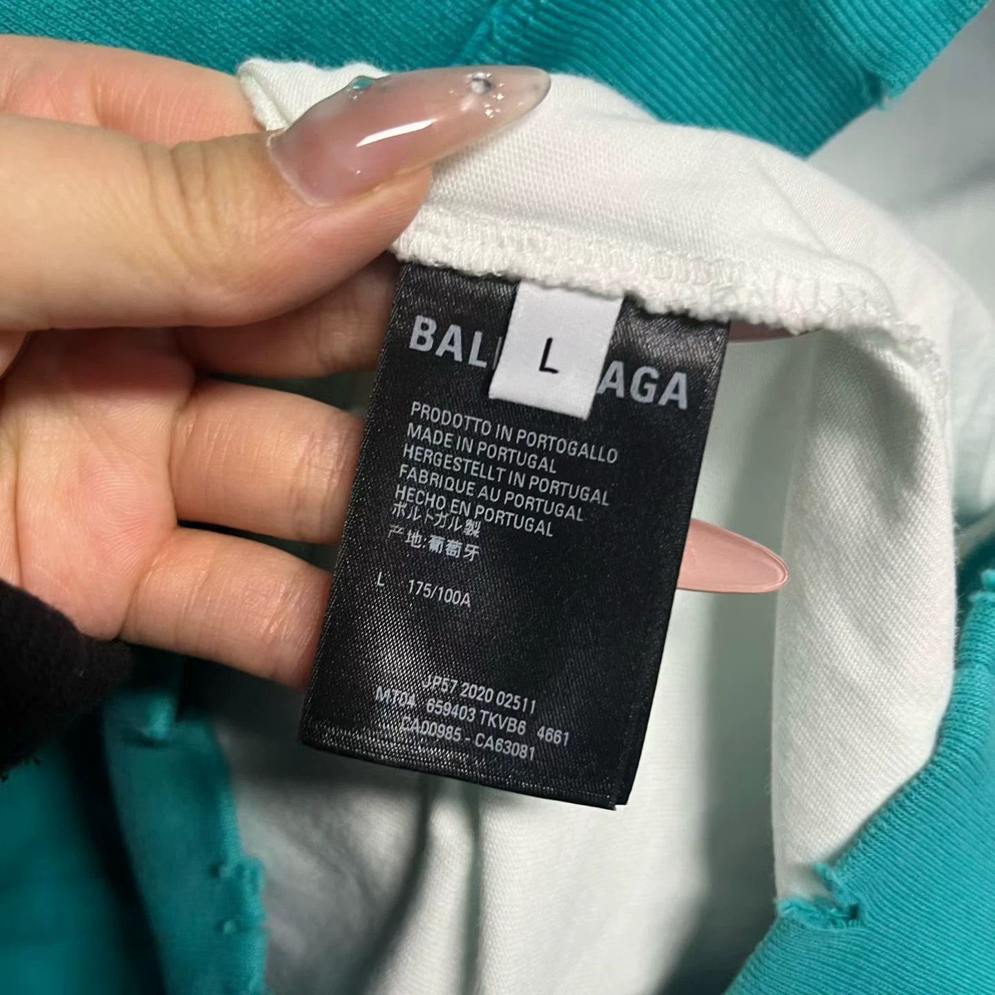 Balenciaga Balenciaga Printed Blue Hoodie L Men Size US L / EU 52-54 / 3 - 3 Thumbnail
