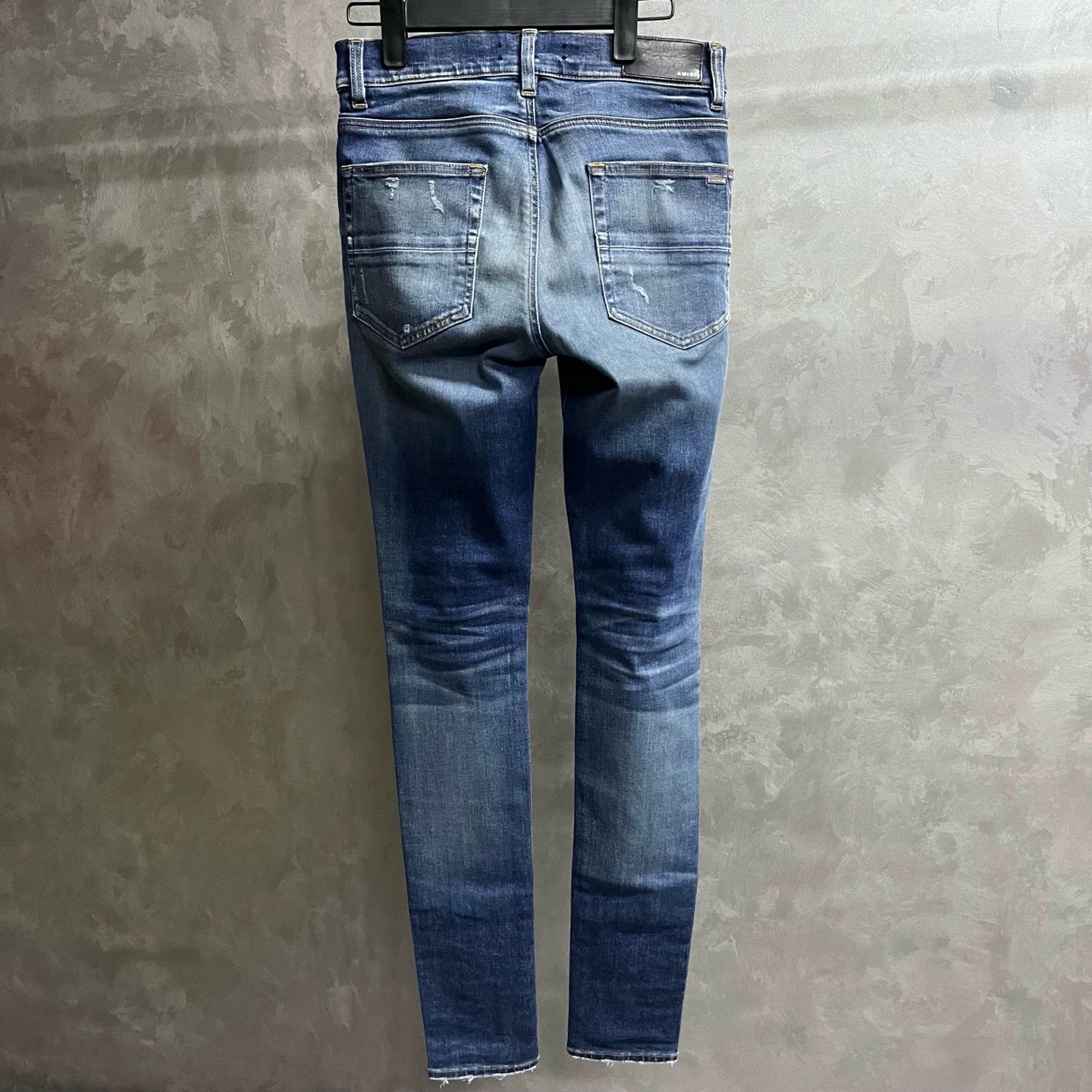 Amiri Amiri Denim Slim Blue Hoodie 30 Men Size US XS / EU 42 / 0 - 5 Thumbnail