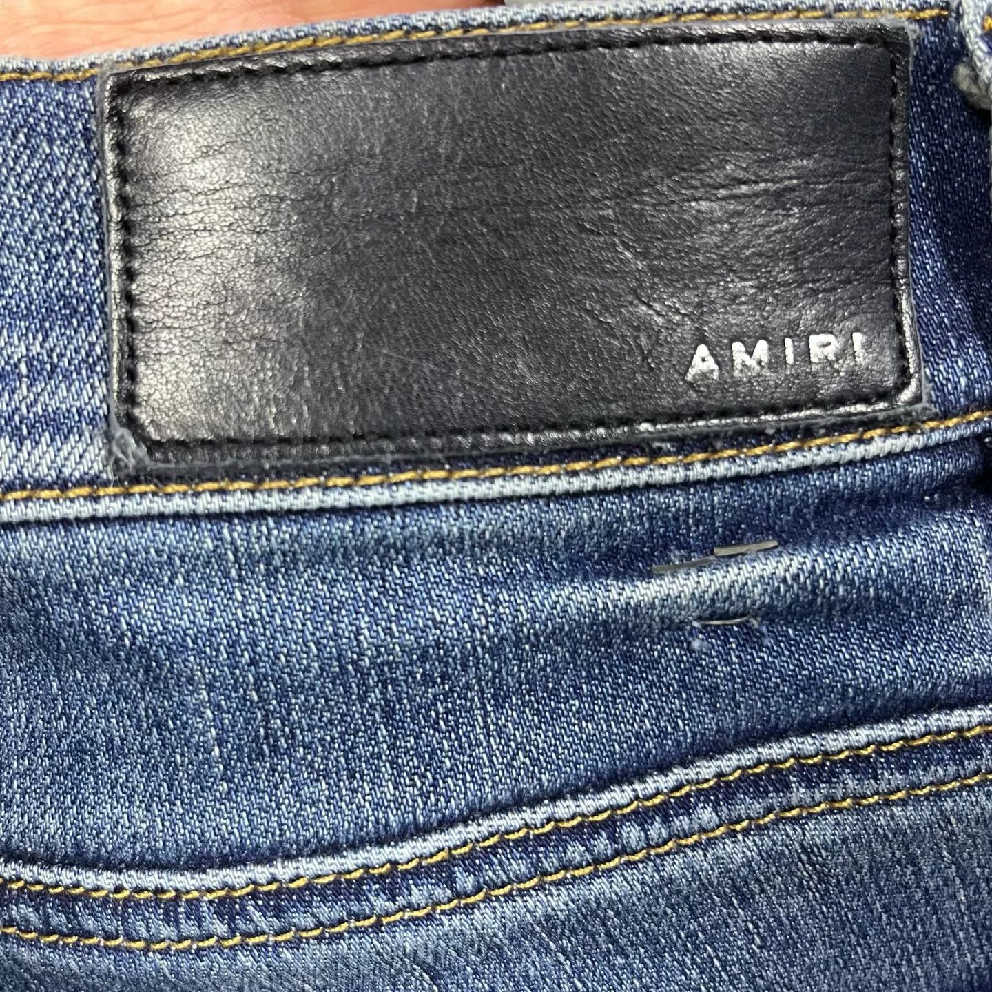Amiri Amiri Denim Slim Blue Hoodie 30 Men Size US XS / EU 42 / 0 - 4 Thumbnail