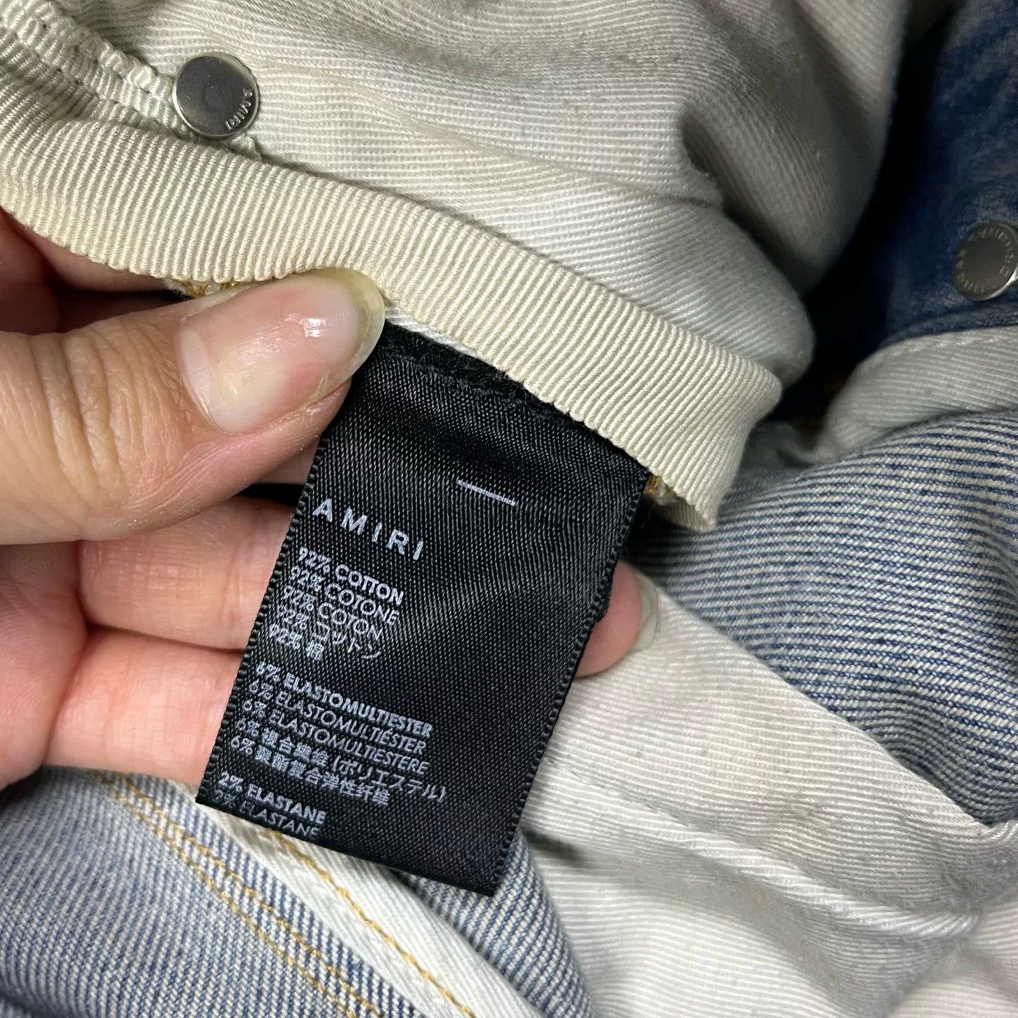 Amiri Amiri Slim Long Blue Hoodie 29 Men Size US XS / EU 42 / 0 - 4 Thumbnail