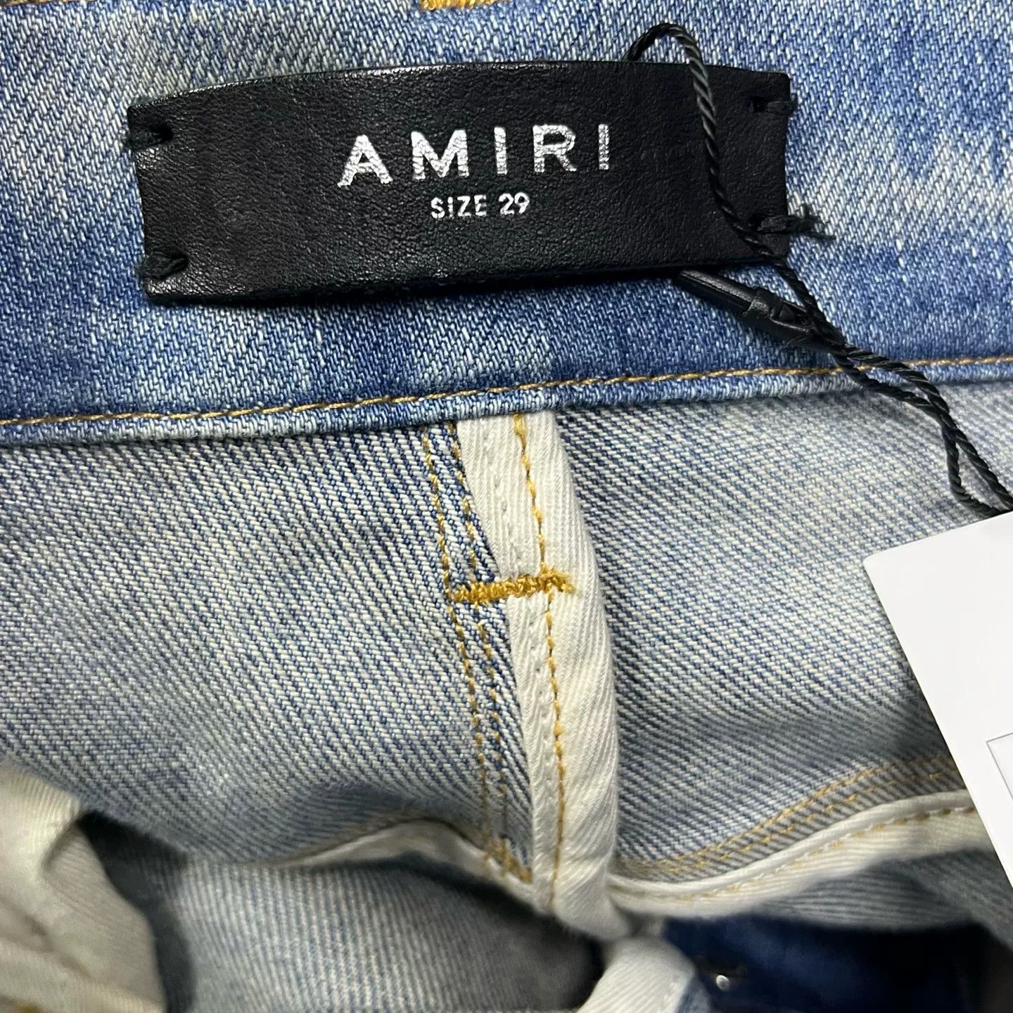 Amiri Amiri Slim Long Blue Hoodie 29 Men Size US XS / EU 42 / 0 - 2 Thumbnail