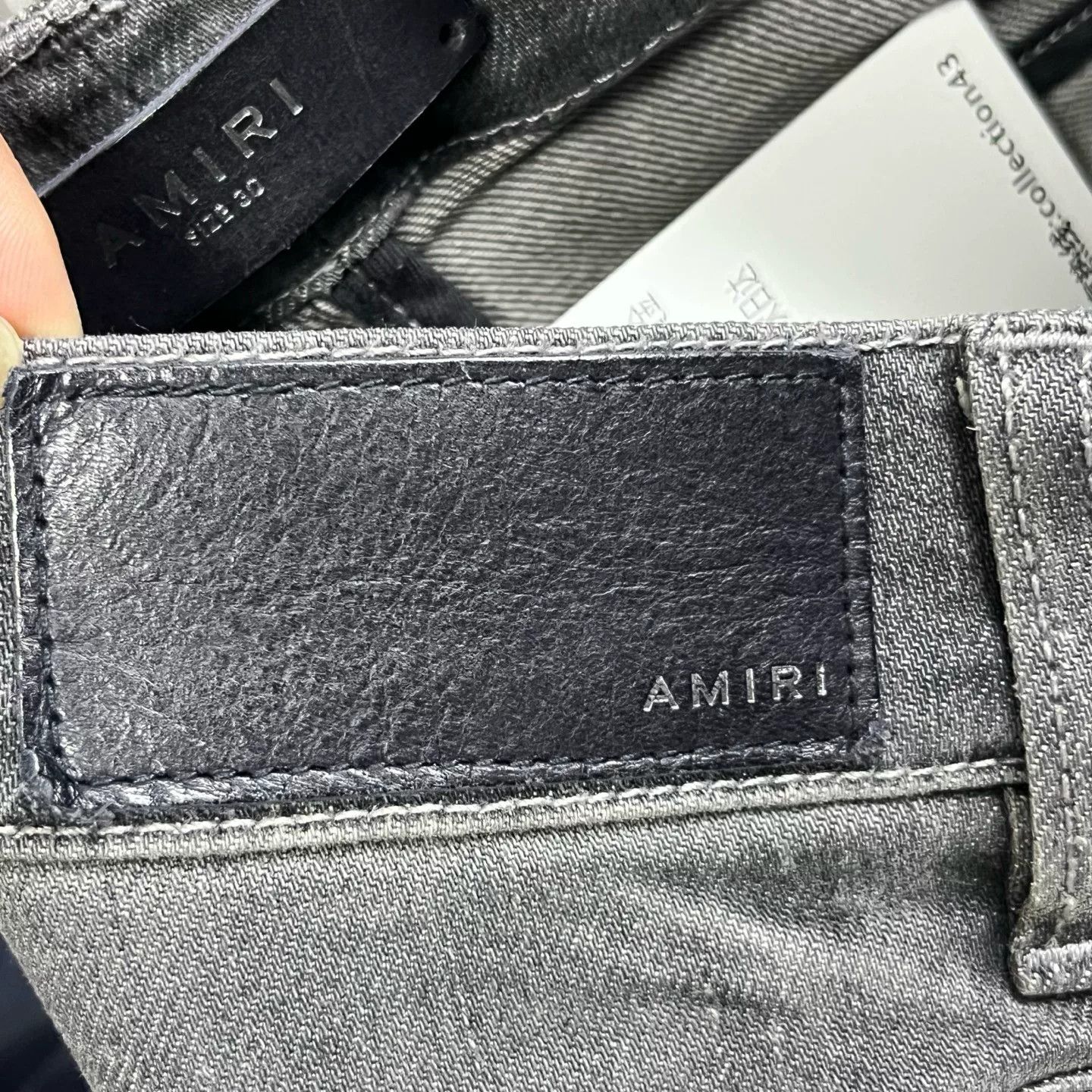 Amiri Amiri Casual Denim Gray Hoodie 30 Men Size US XS / EU 42 / 0 - 4 Thumbnail