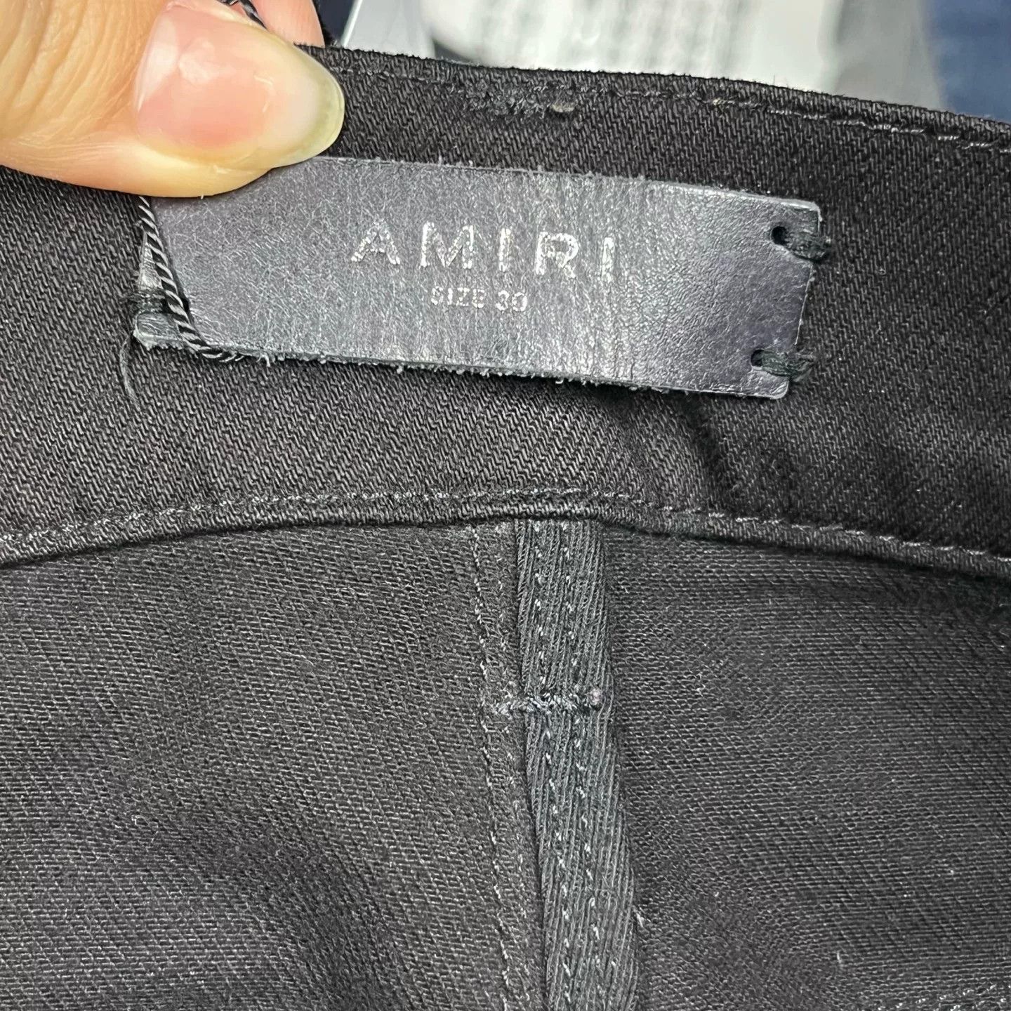 Amiri Amiri Denim Slim Fit Black Hoodie 30 Men Size US XS / EU 42 / 0 - 2 Thumbnail