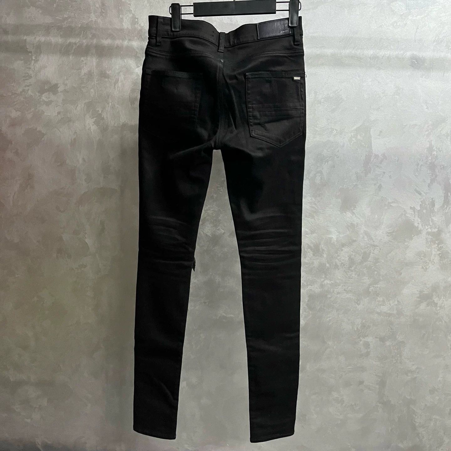 Amiri Amiri Denim Slim Fit Black Hoodie 30 Men Size US XS / EU 42 / 0 - 6 Thumbnail