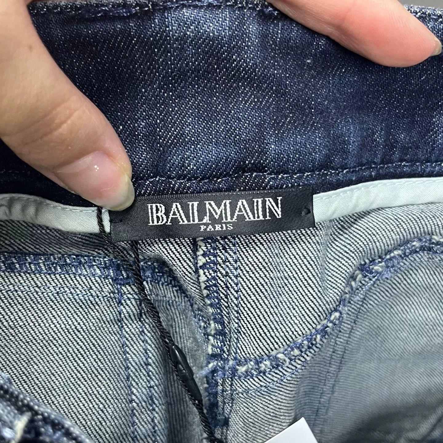 Balmain Balmain Casual Denim Blue Hoodie 38 Men Size US S / EU 44-46 / 1 - 2 Thumbnail