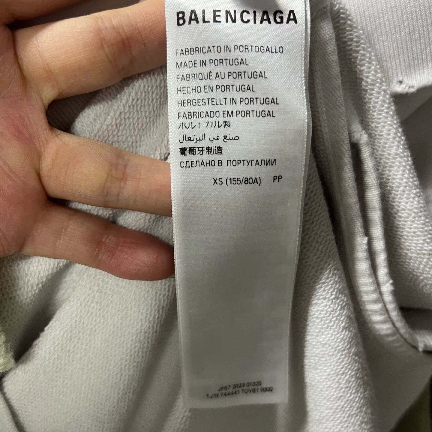 Balenciaga Balenciaga Printed Hoodie XS Men Size US XS / EU 42 / 0 - 5 Thumbnail