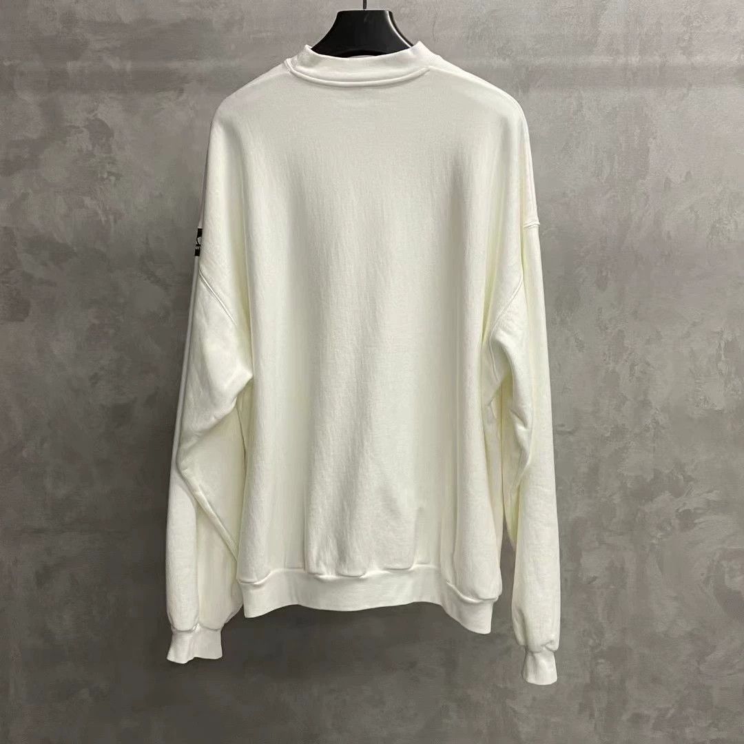 Balenciaga Balenciaga Retro Graphic White Hoodie S Men Size US S / EU 44-46 / 1 - 2 Thumbnail
