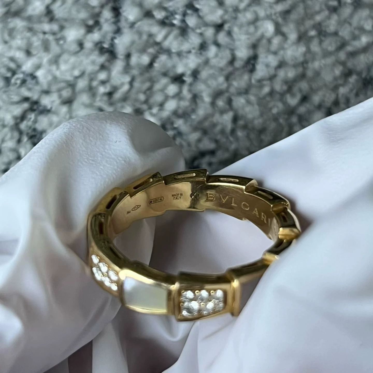 Bvlgari Bvlgari Gold Designer Casual Streetwear Size ONE SIZE - 4 Thumbnail
