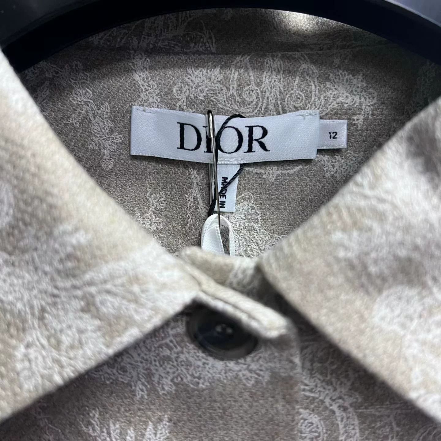 Dior Dior Printed Graphic Gray T-Shirt 12 Women Size XS / US 0-2 / IT 36-38 - 2 Thumbnail