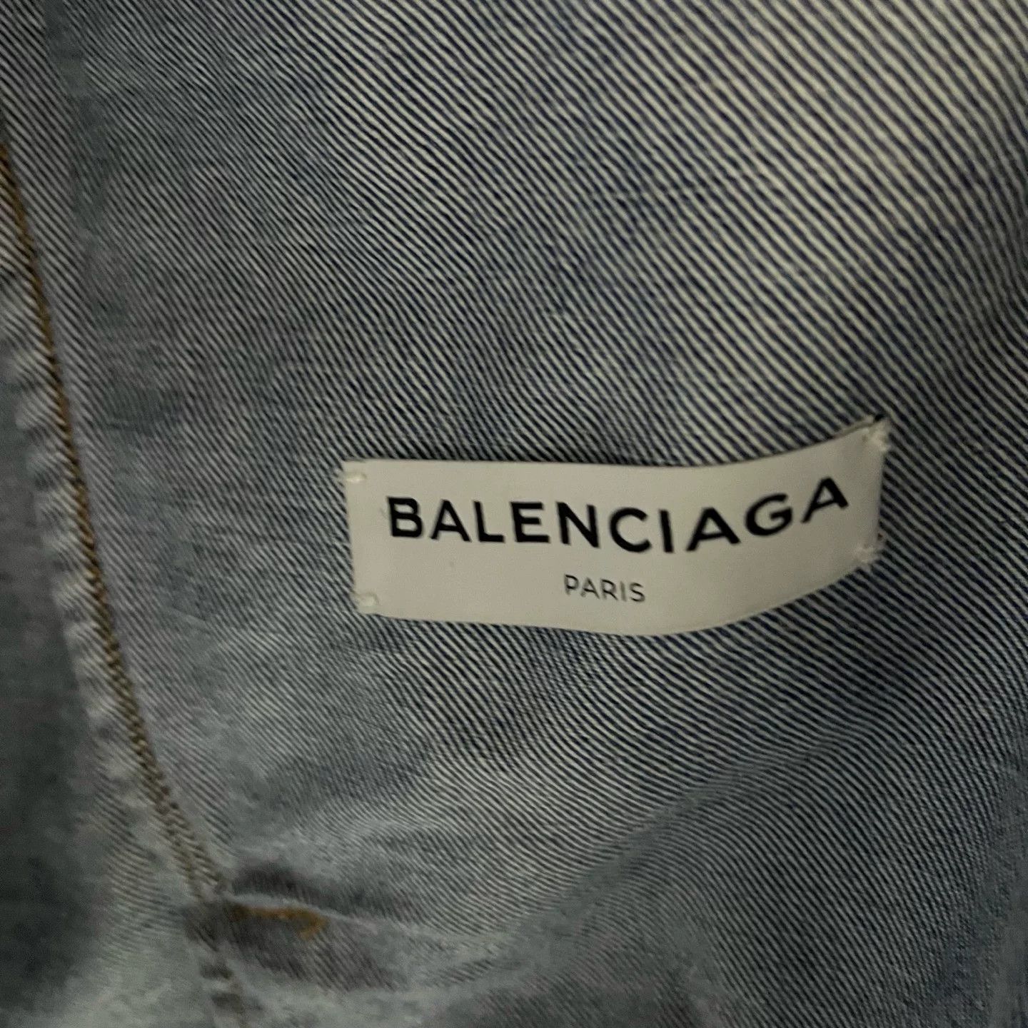 Balenciaga Balenciaga Casual Denim Blue Hoodie 40 Men Size US M / EU 48-50 / 2 - 3 Thumbnail