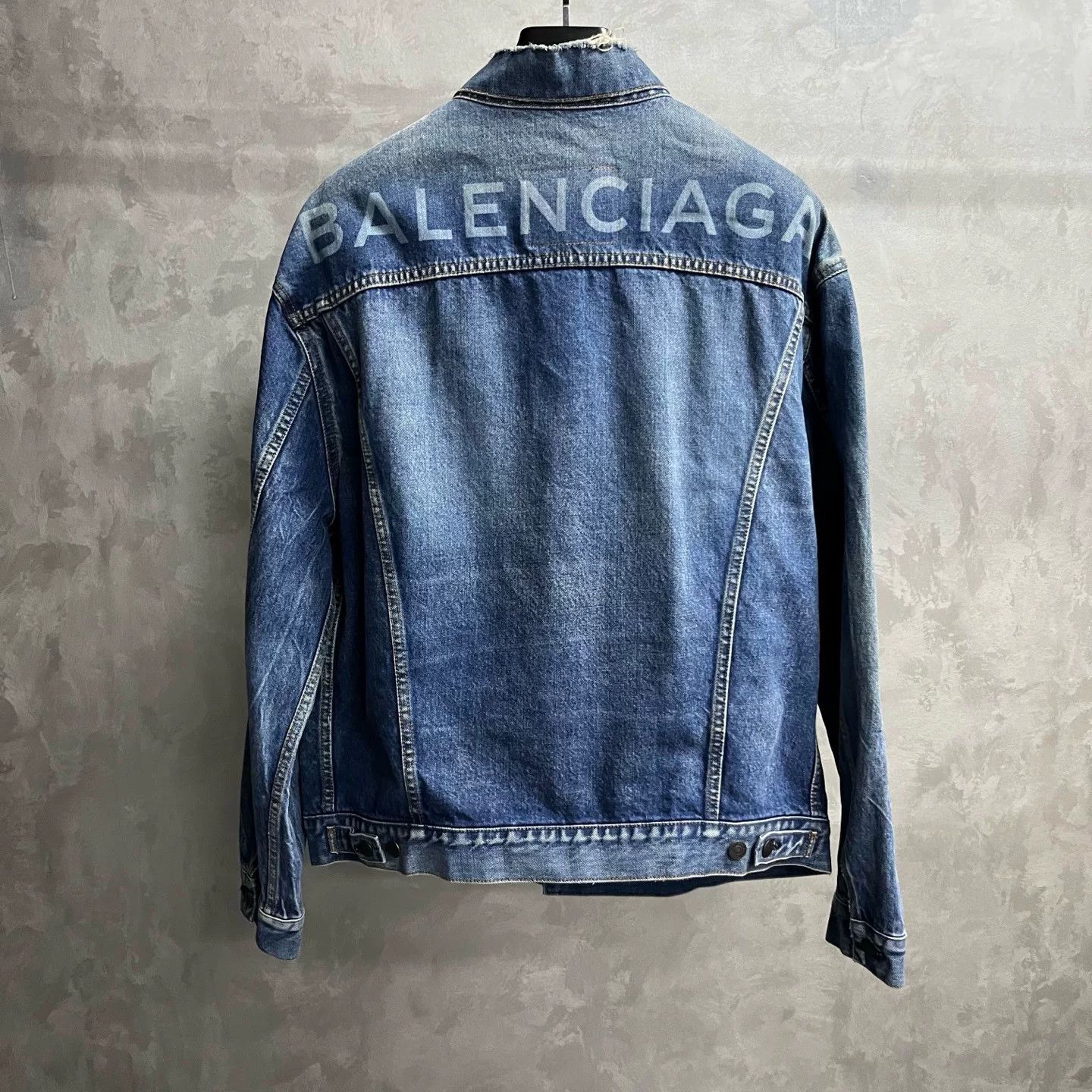 Balenciaga Balenciaga Casual Denim Blue Hoodie 40 Men Size US M / EU 48-50 / 2 - 5 Thumbnail