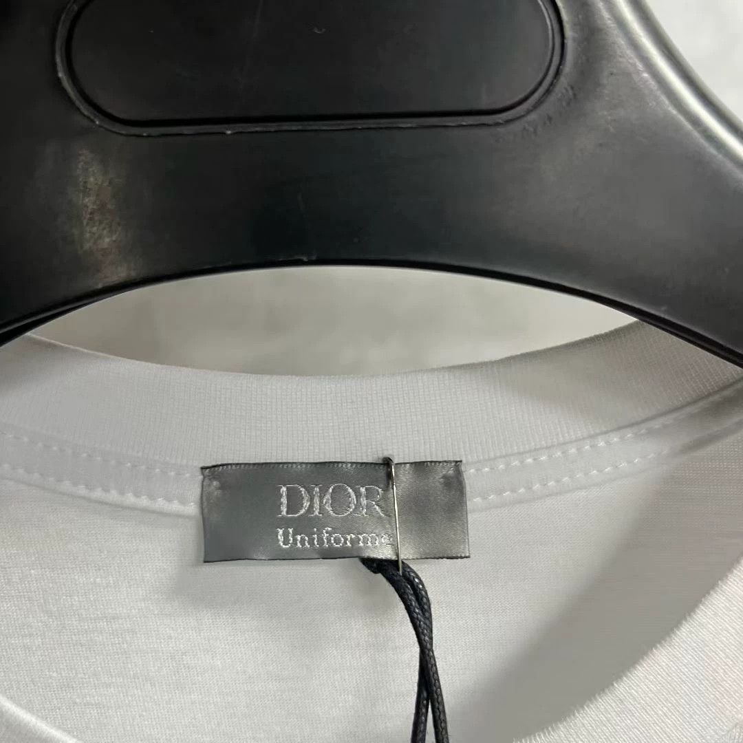 Dior Dior Embroidered White T-Shirt S Women Size S / US 4 / IT 40 - 2 Thumbnail