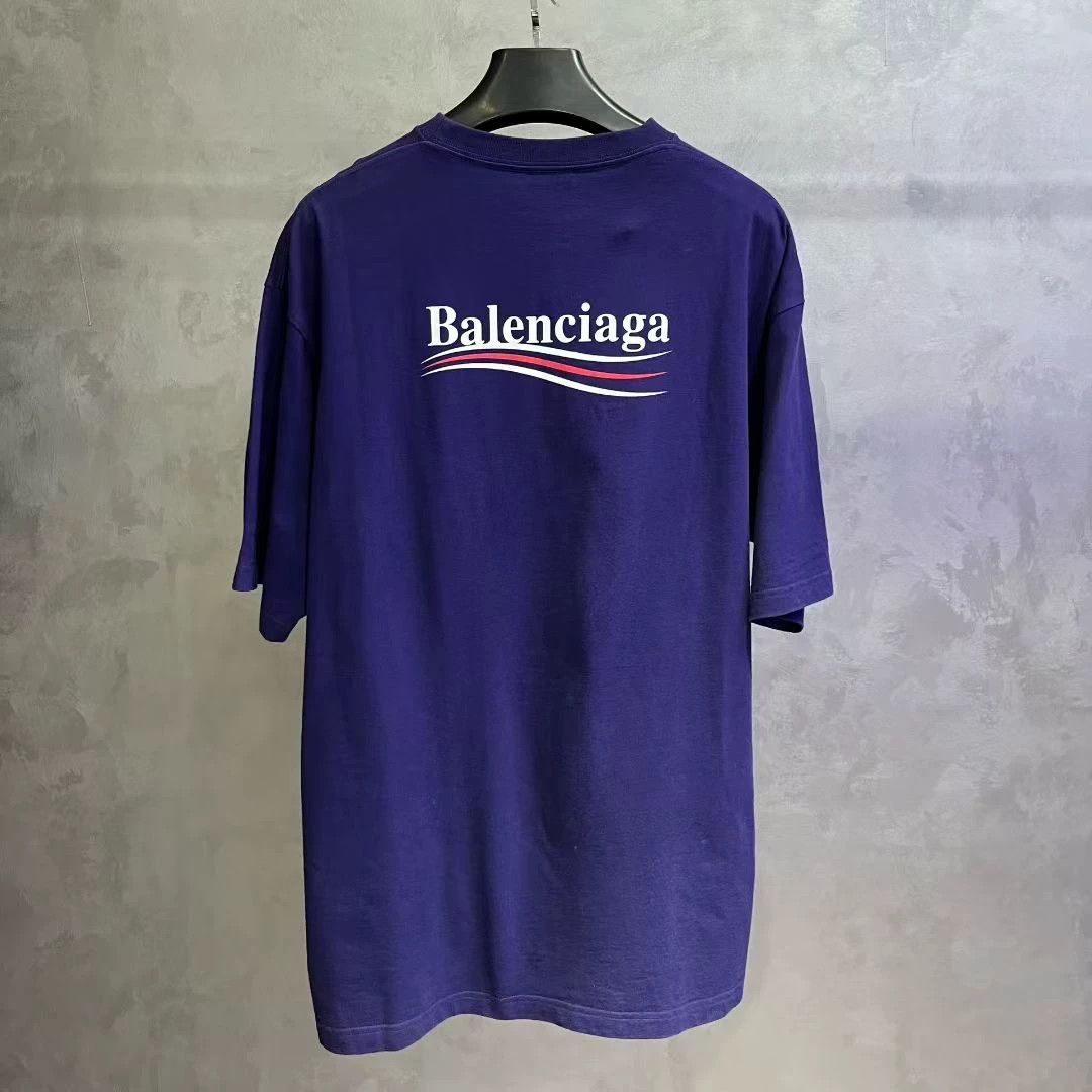 Balenciaga Balenciaga Retro Printed Blue Hoodie L Men Size US L / EU 52-54 / 3 - 5 Thumbnail