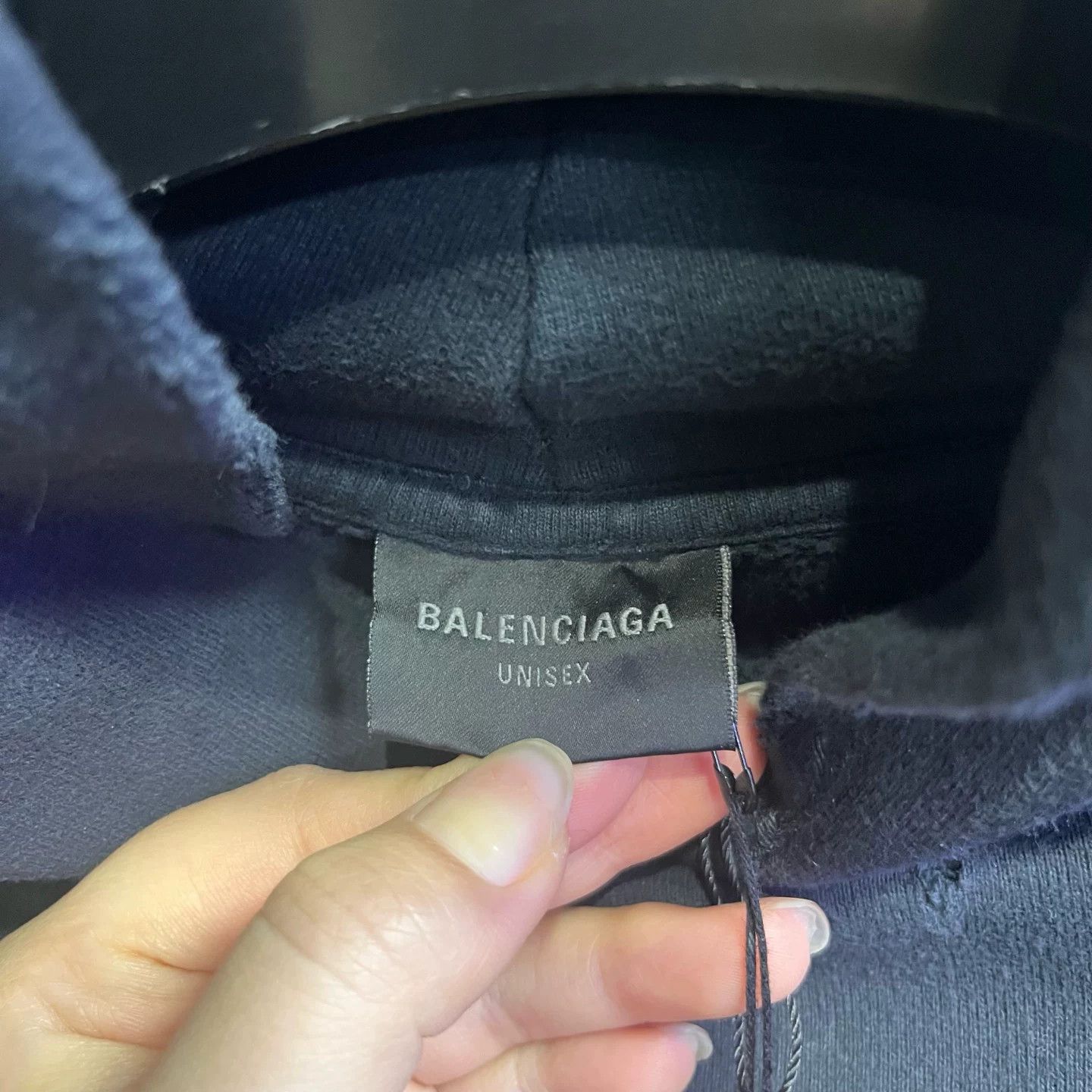 Balenciaga Balenciaga Printed Black Hoodie 1 Men Size US XS / EU 42 / 0 - 3 Thumbnail
