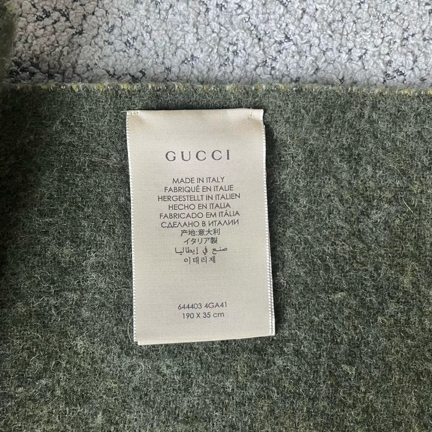 Gucci Gucci Retro Wool Green Hoodie Men Size US M / EU 48-50 / 2 - 4 Thumbnail