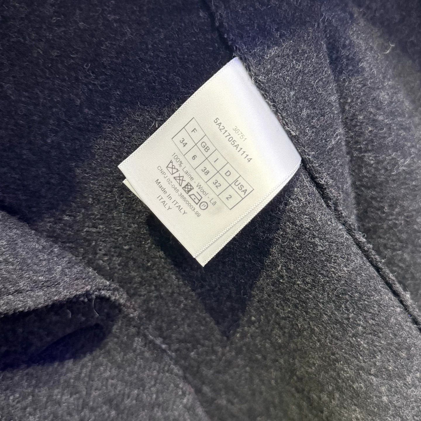 Dior Dior Wool Gray T-Shirt 34 Women Size XS / US 0-2 / IT 36-38 - 4 Thumbnail