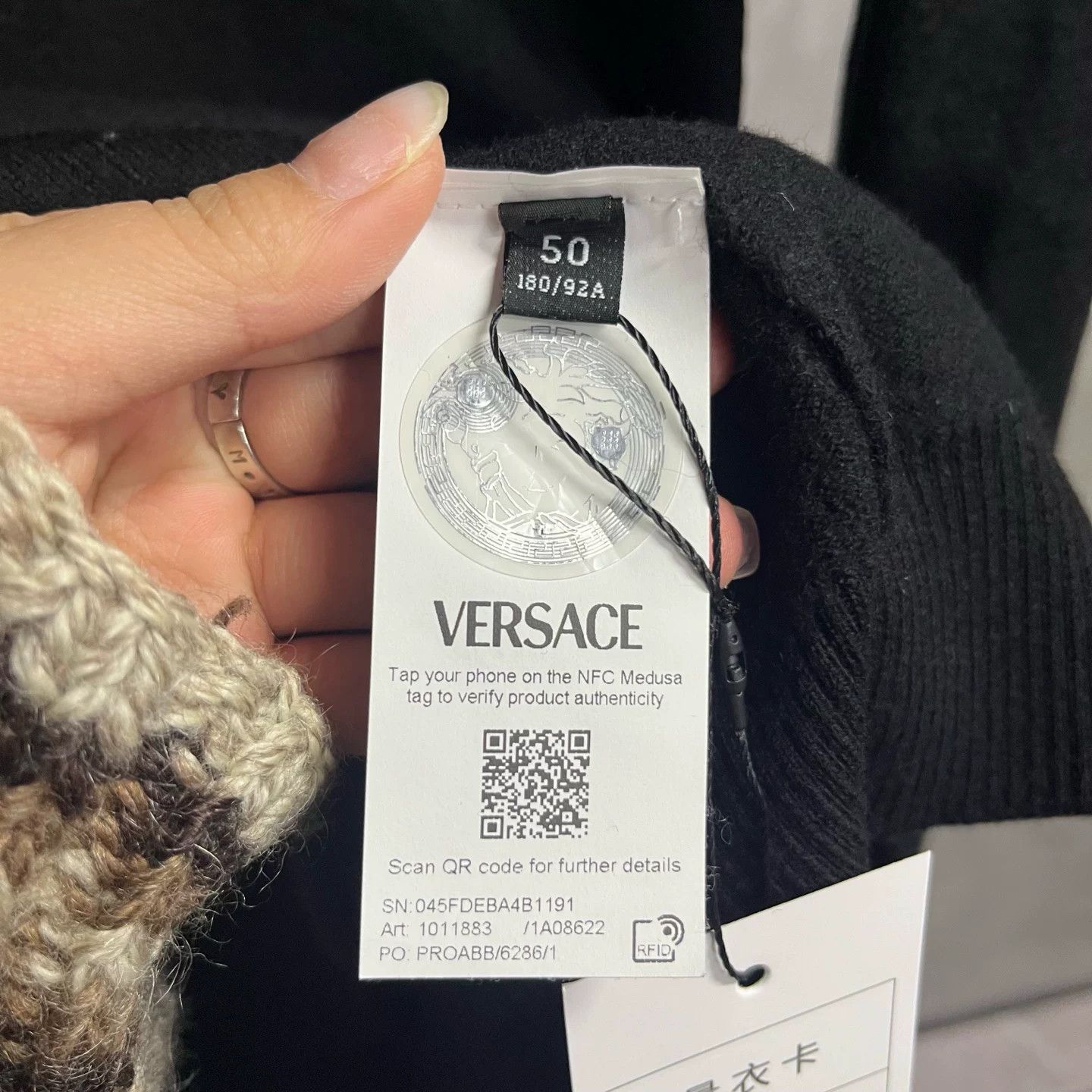 Versace Versace Black Jacket 50 Women Size XL / US 12-14 / IT 48-50 - 2 Thumbnail