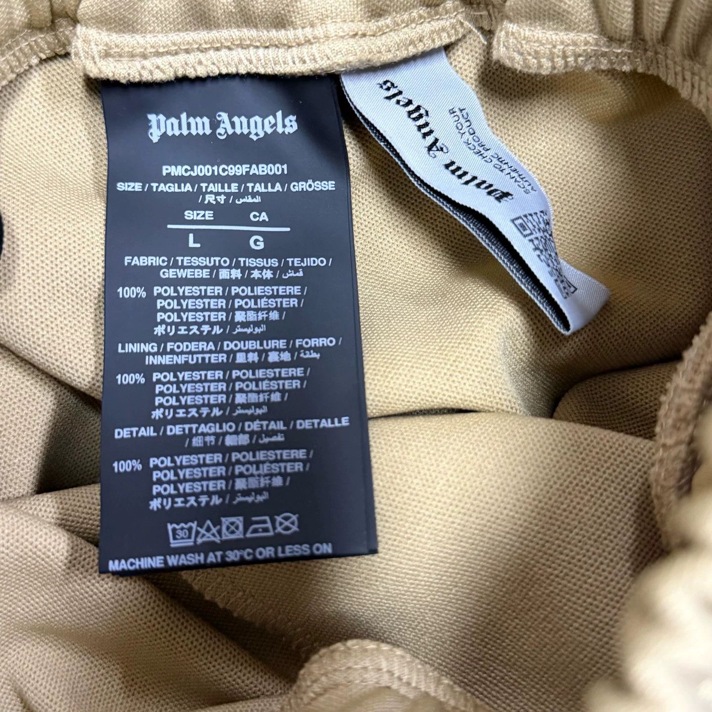 Palm Angels Palm Angels Printed Striped Brown Hoodie L Men Size US L / EU 52-54 / 3 - 3 Thumbnail
