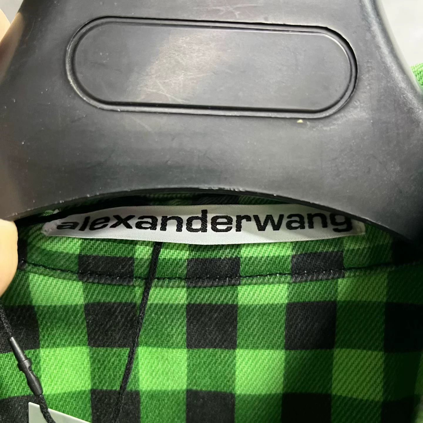 Alexander Wang Alexander Wang Casual Plaid Green Hoodie XS Men Size US XS / EU 42 / 0 - 2 Thumbnail