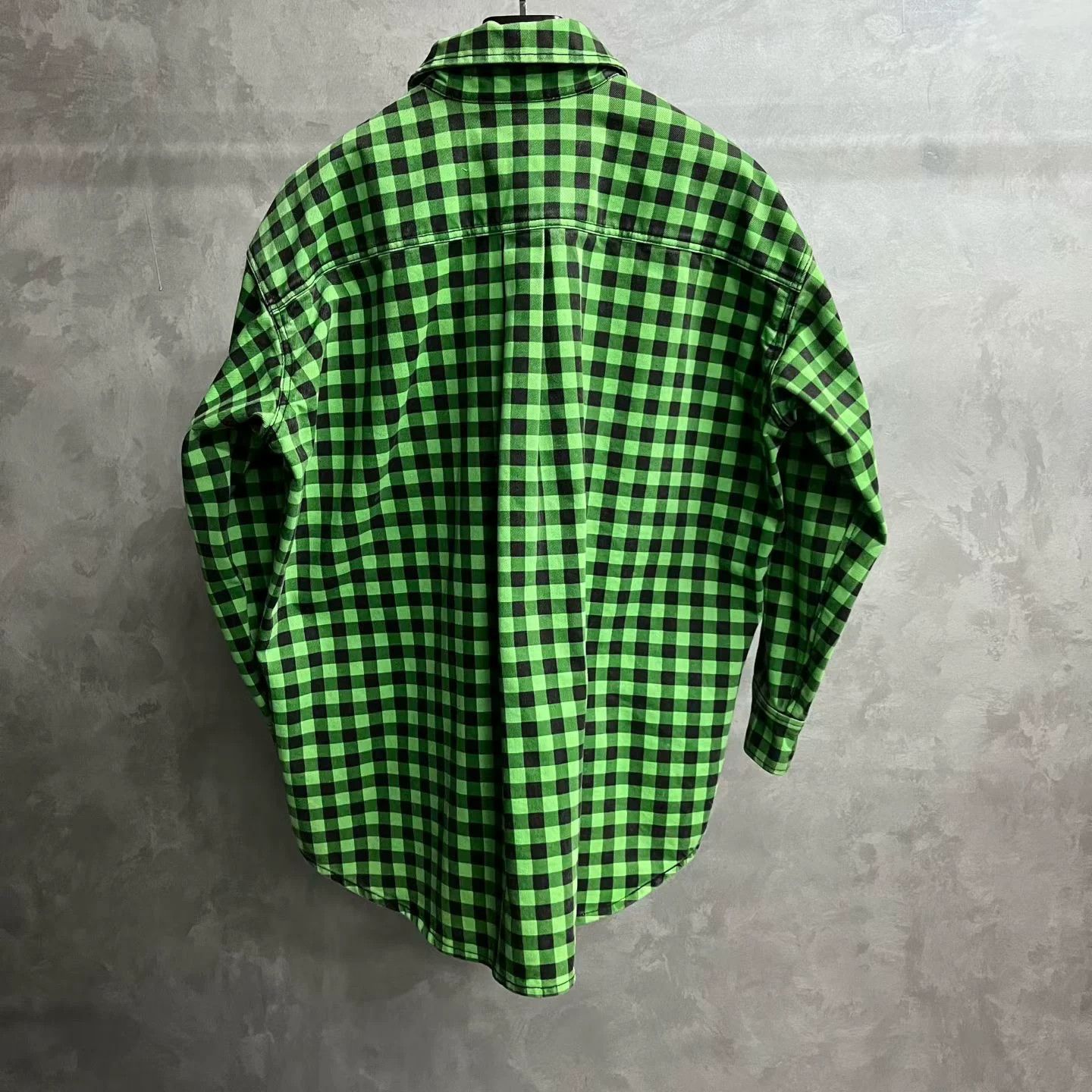 Alexander Wang Alexander Wang Casual Plaid Green Hoodie XS Men Size US XS / EU 42 / 0 - 5 Thumbnail