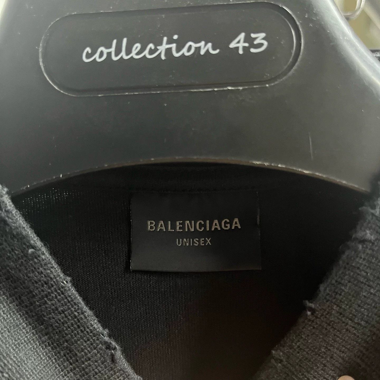 Balenciaga Balenciaga Embroidered Black Hoodie 1 Men Size US XS / EU 42 / 0 - 2 Thumbnail
